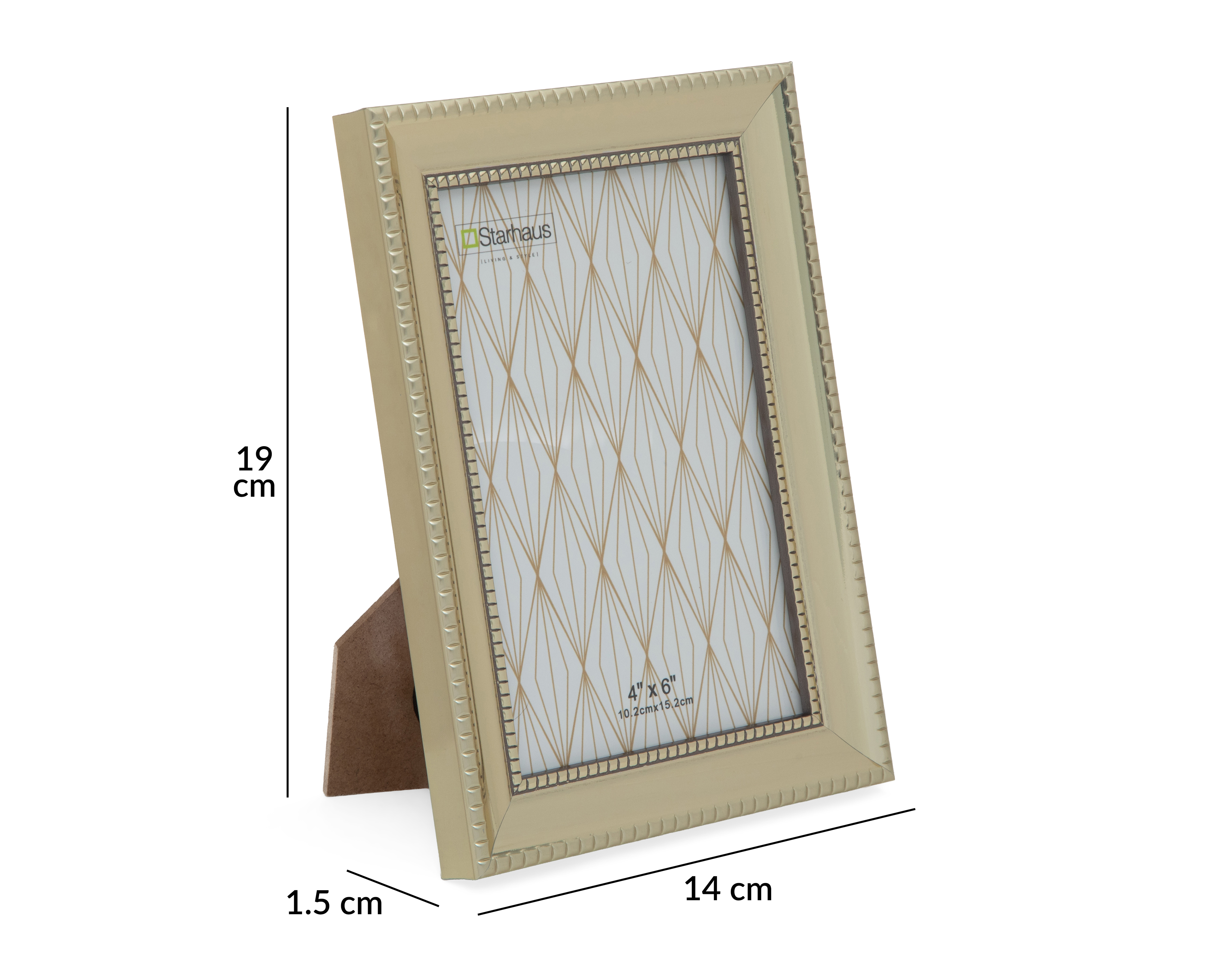 Foto 5 | Foto 5 | Portarretrato de Madera Starhaus 4 x 6 Pulgadas