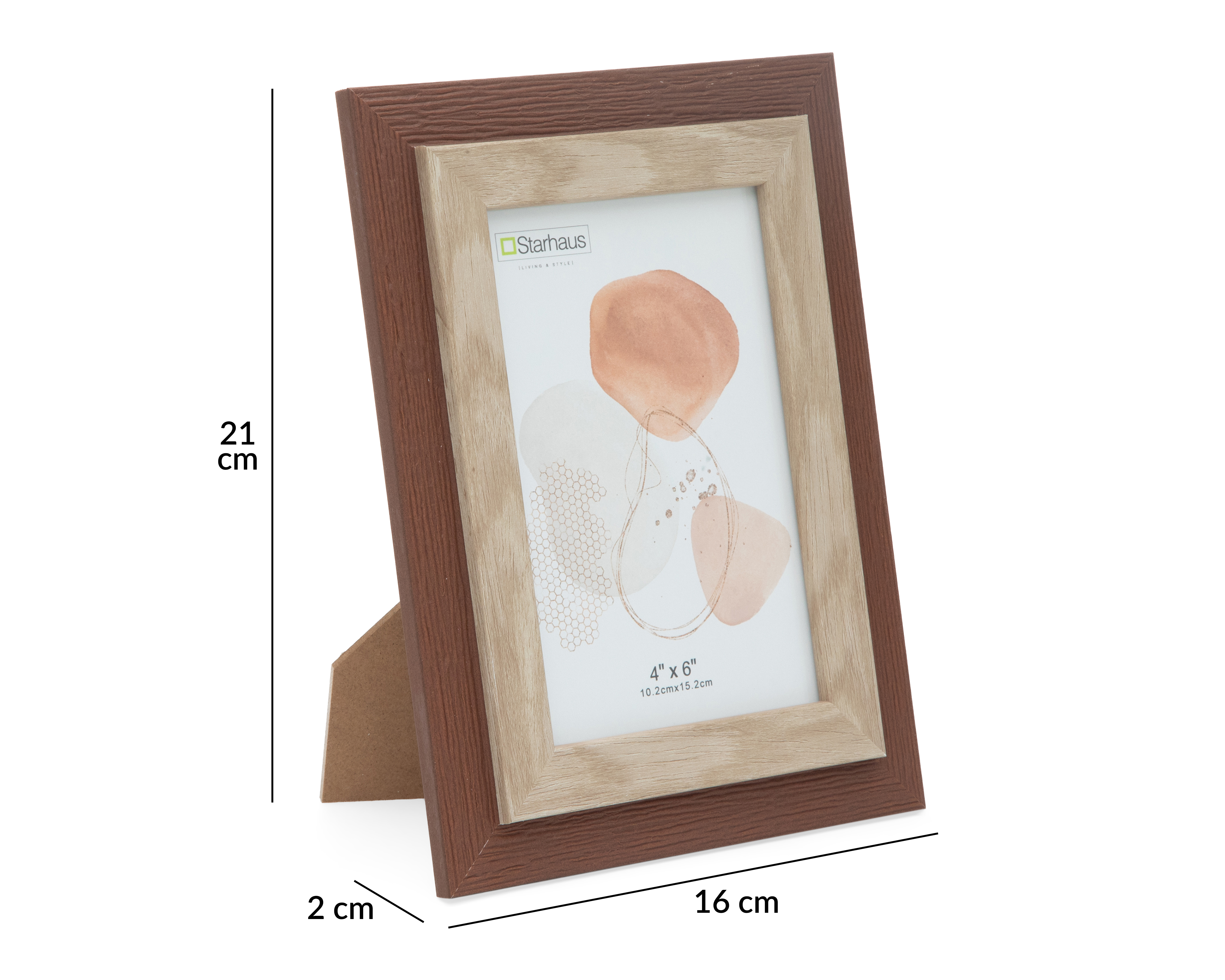 Foto 6 pulgar | Foto 5 | Portarretrato de Poliestireno Starhaus 4 x 6 Pulgadas