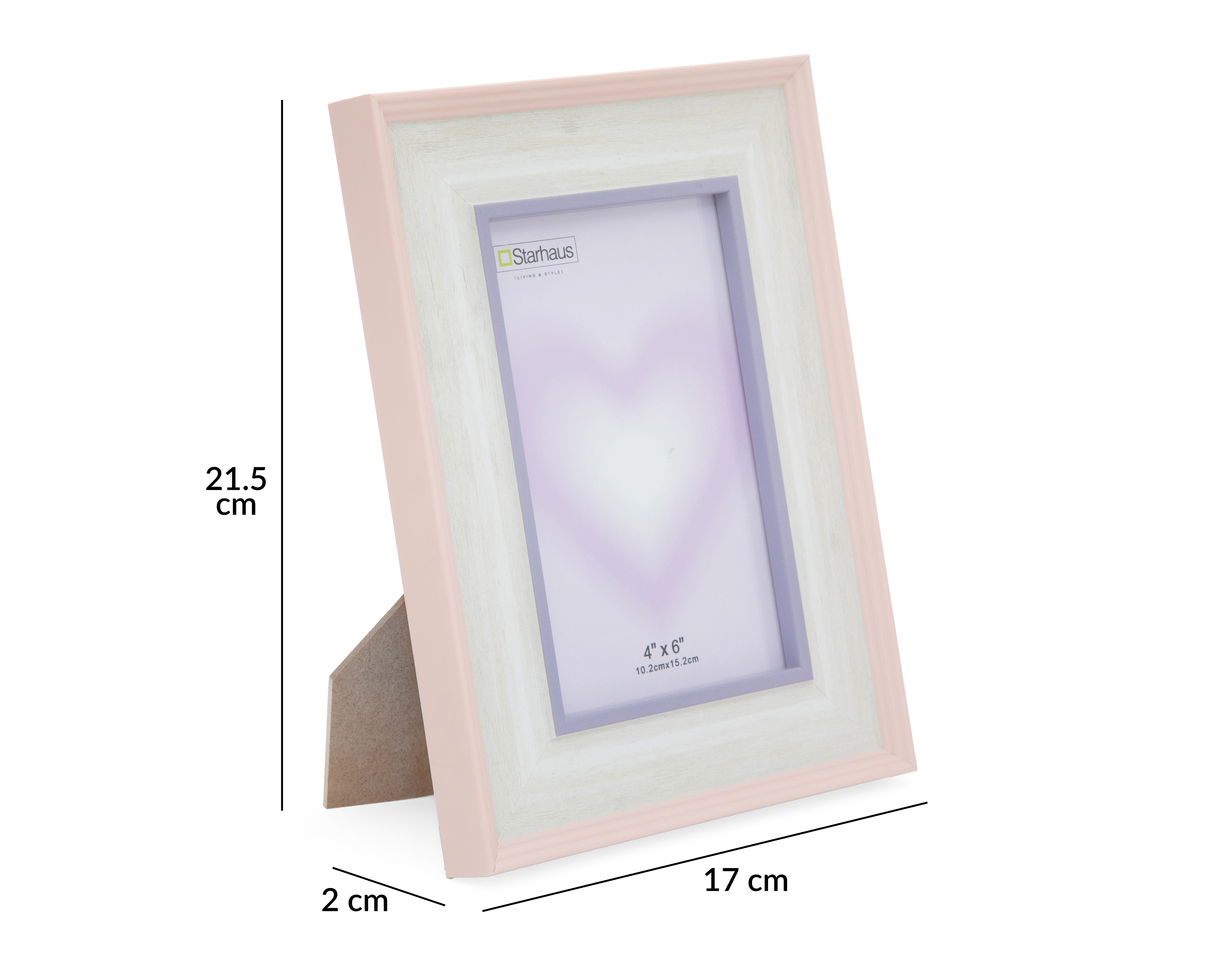 Foto 6 pulgar | Foto 5 | Portarretrato de Poliestireno Starhaus 4 x 6 Pulgadas