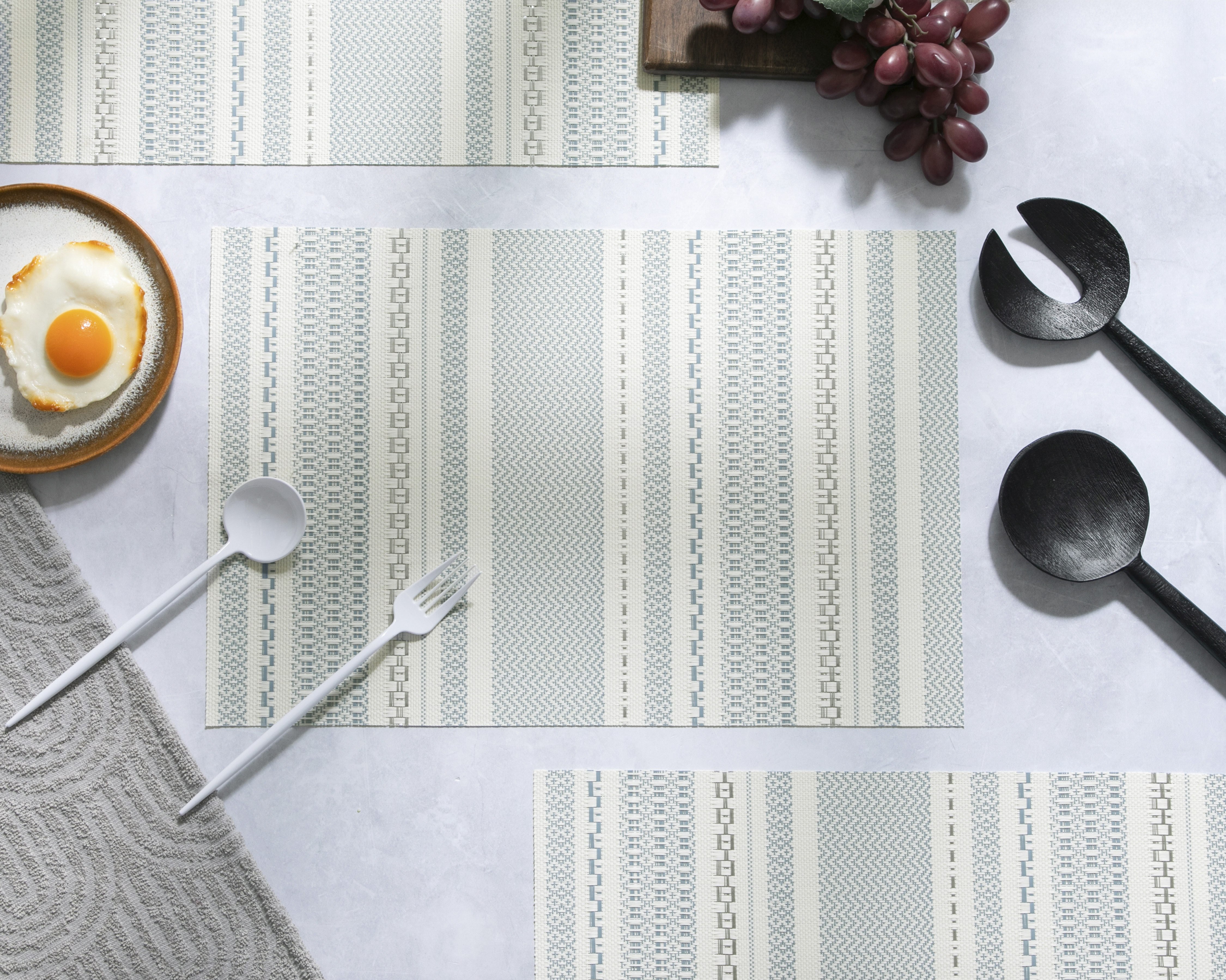 Mantel Individual Azul Starhaus Iris 4 Piezas