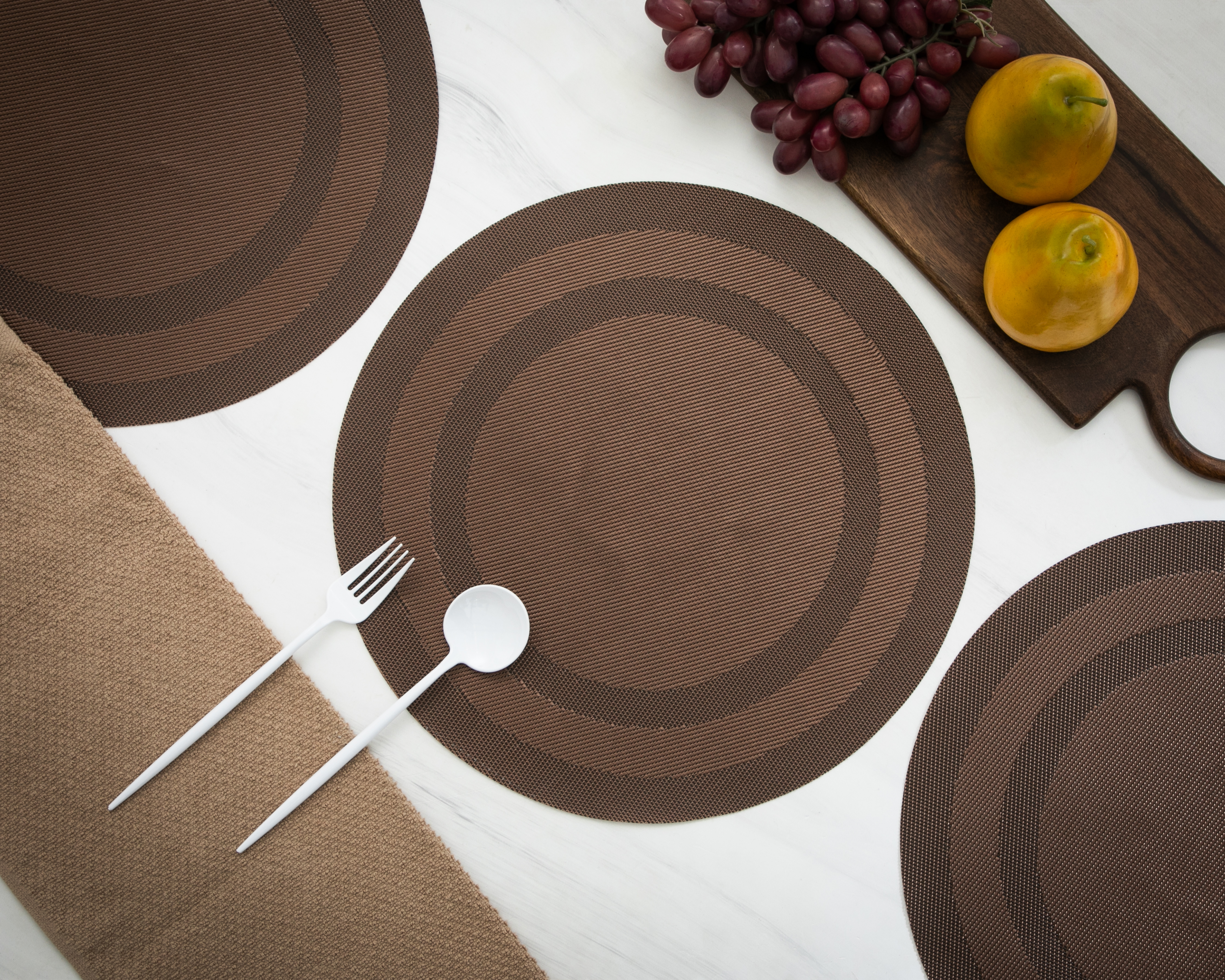 Foto 1 | Foto 1 | Mantel Individual Café Starhaus Cocoa 4 Piezas