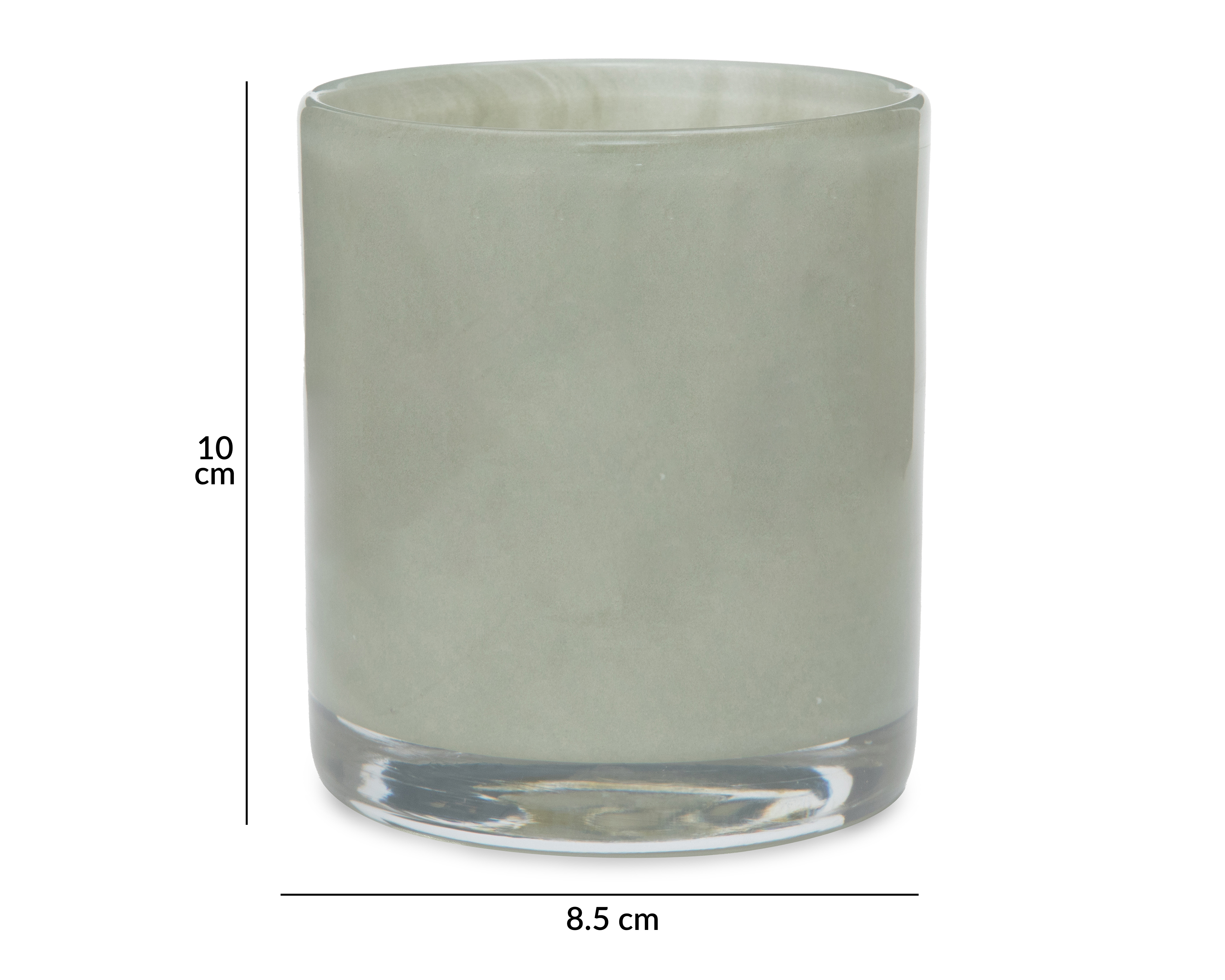 Foto 6 pulgar | Foto 5 | Portavela Redonda Deardu de Vidrio