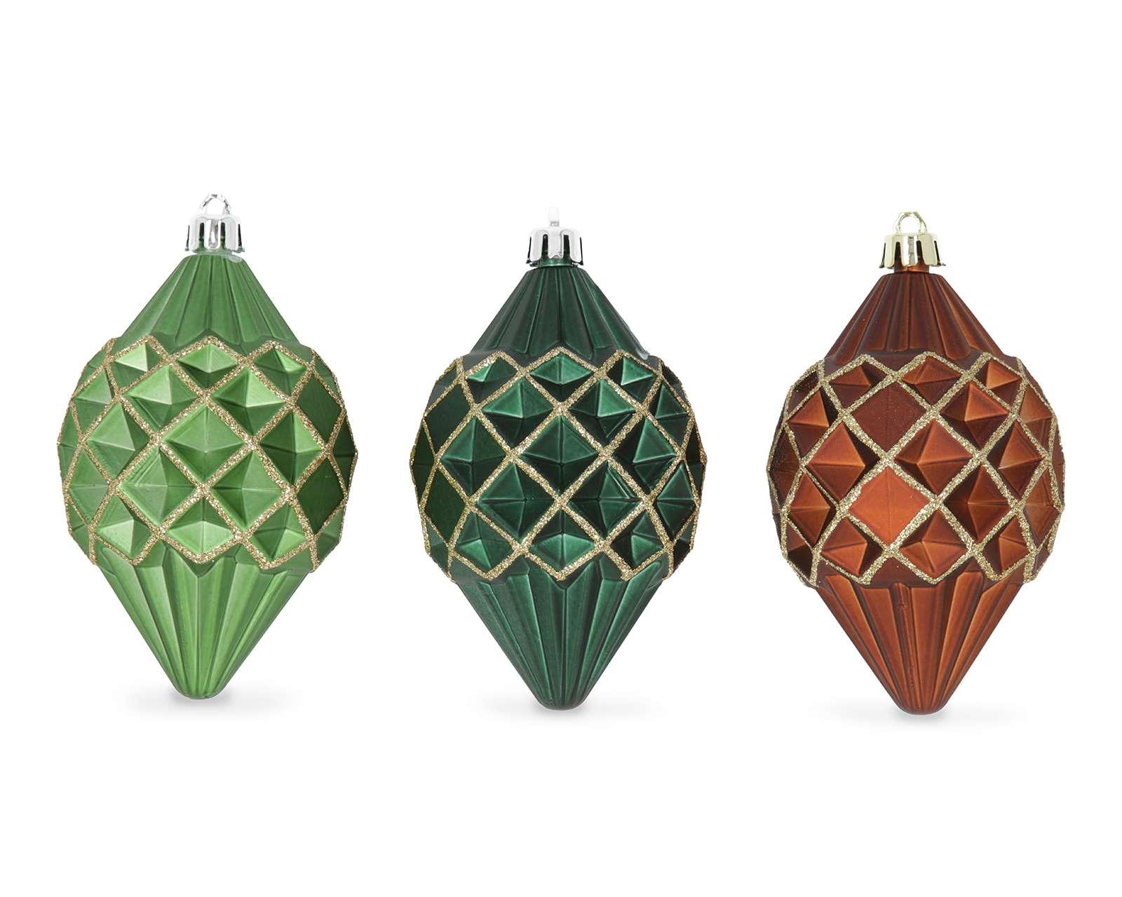 Esferas Finials Pine 3 Piezas