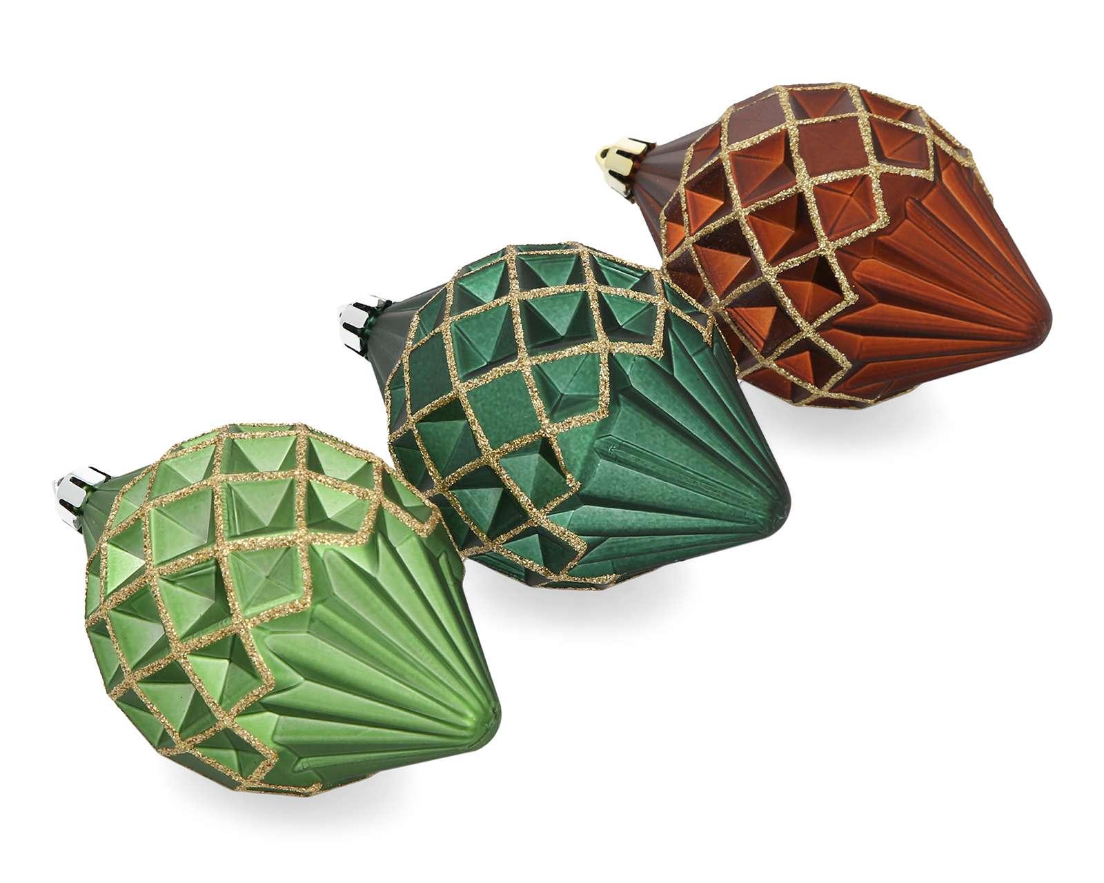 Foto 3 pulgar | Foto 2 | Esferas Finials Pine 3 Piezas