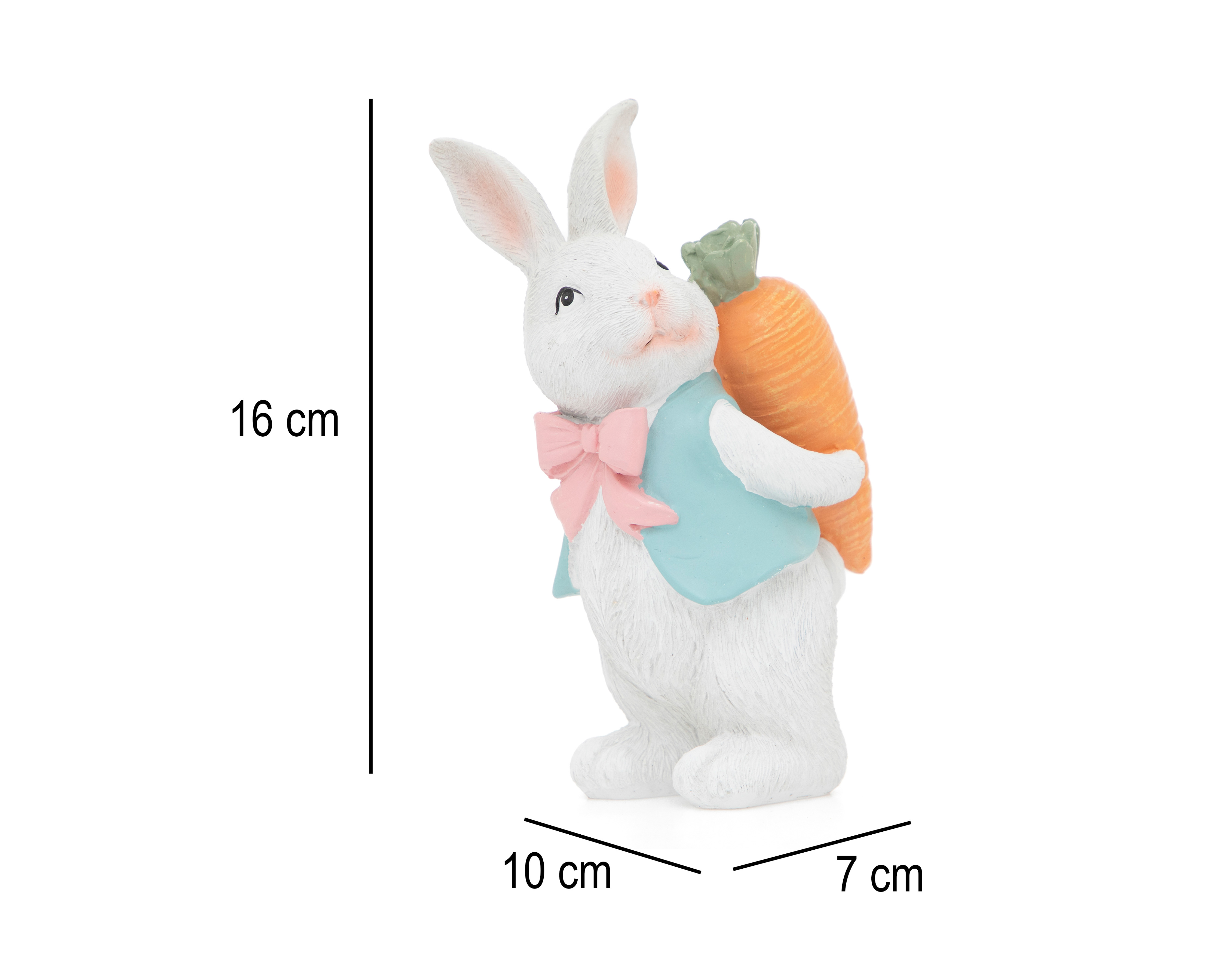 Foto 7 pulgar | Foto 6 | Figura Decorativa de Conejo de Pascua Totto de Poliresina