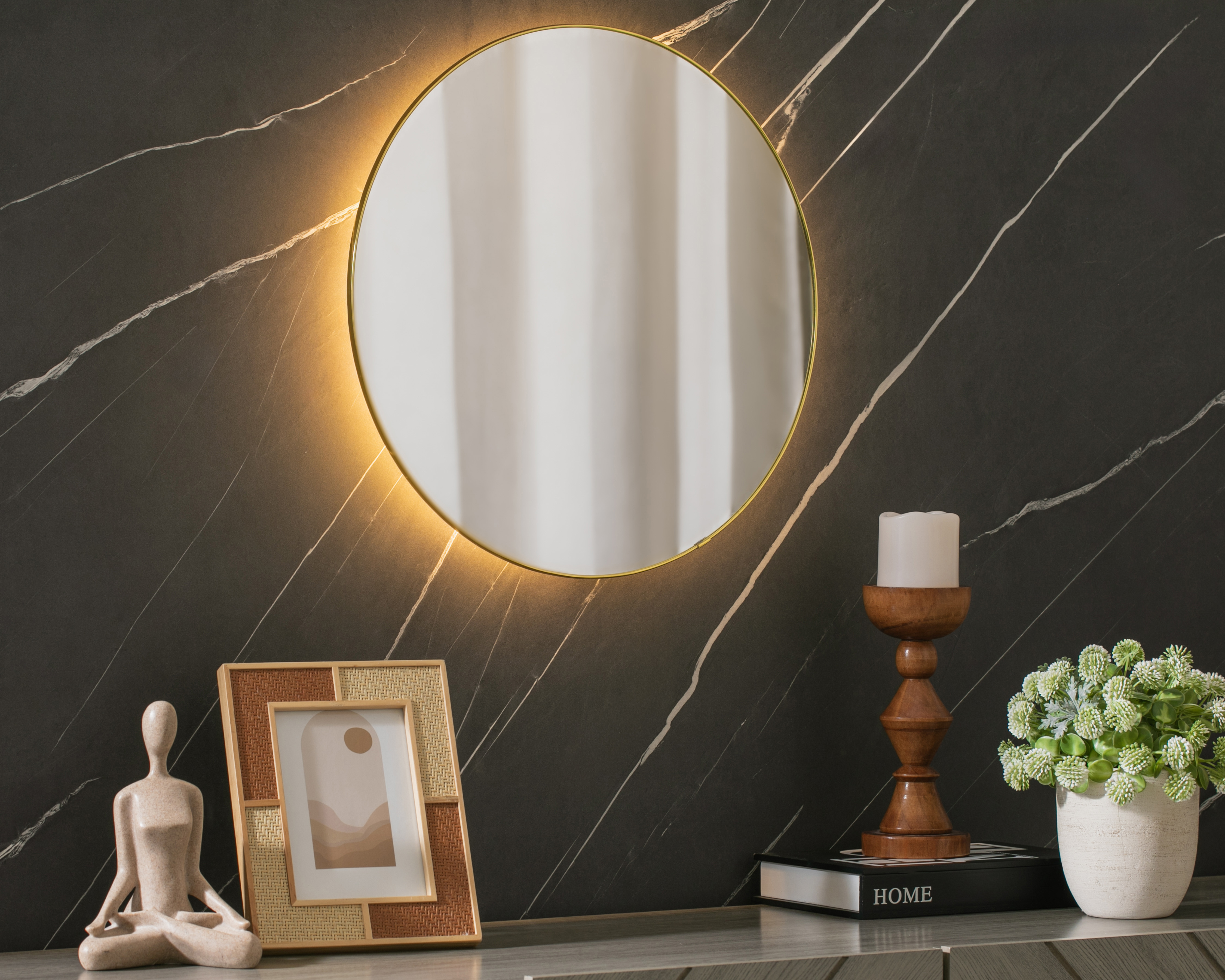 Espejo Redondo Alexis 50 cm