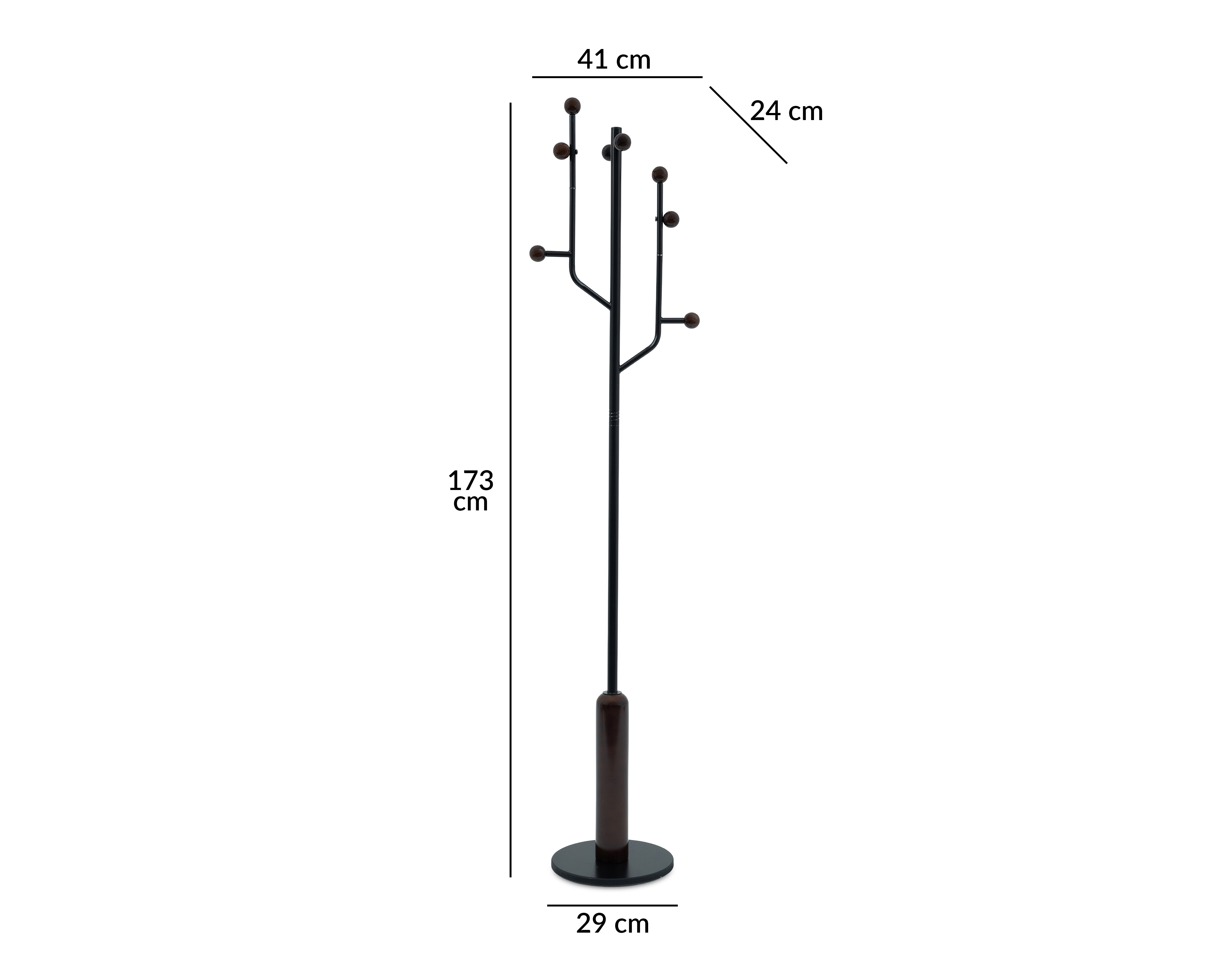 Foto 7 pulgar | Foto 6 | Perchero de Metal Starhaus Negro