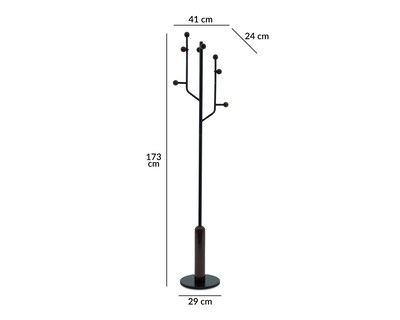 Foto 6 | Foto 6 | Perchero de Metal Starhaus Negro