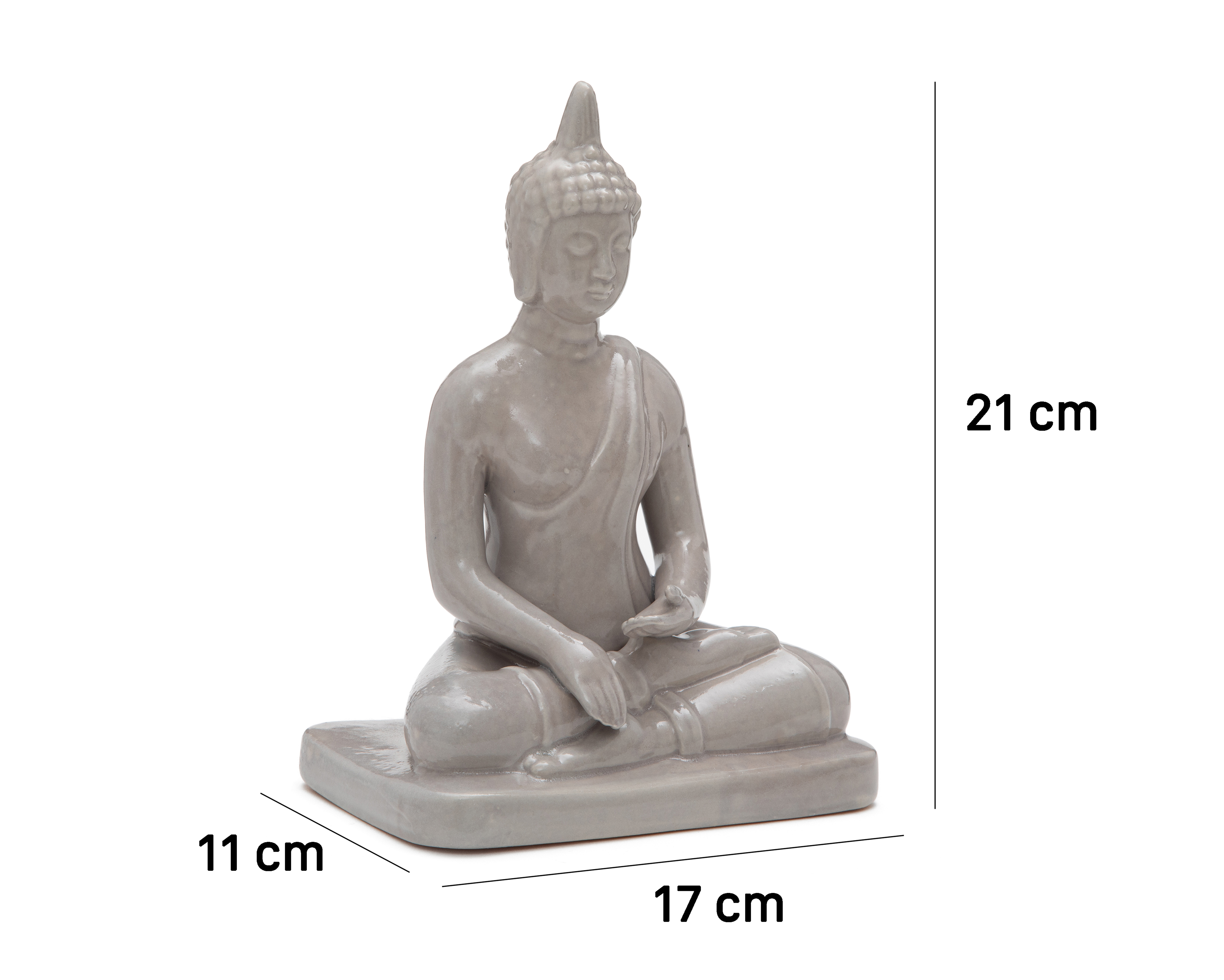 Foto 6 | Foto 6 | Escultura de Buda Elemento de Cerámica