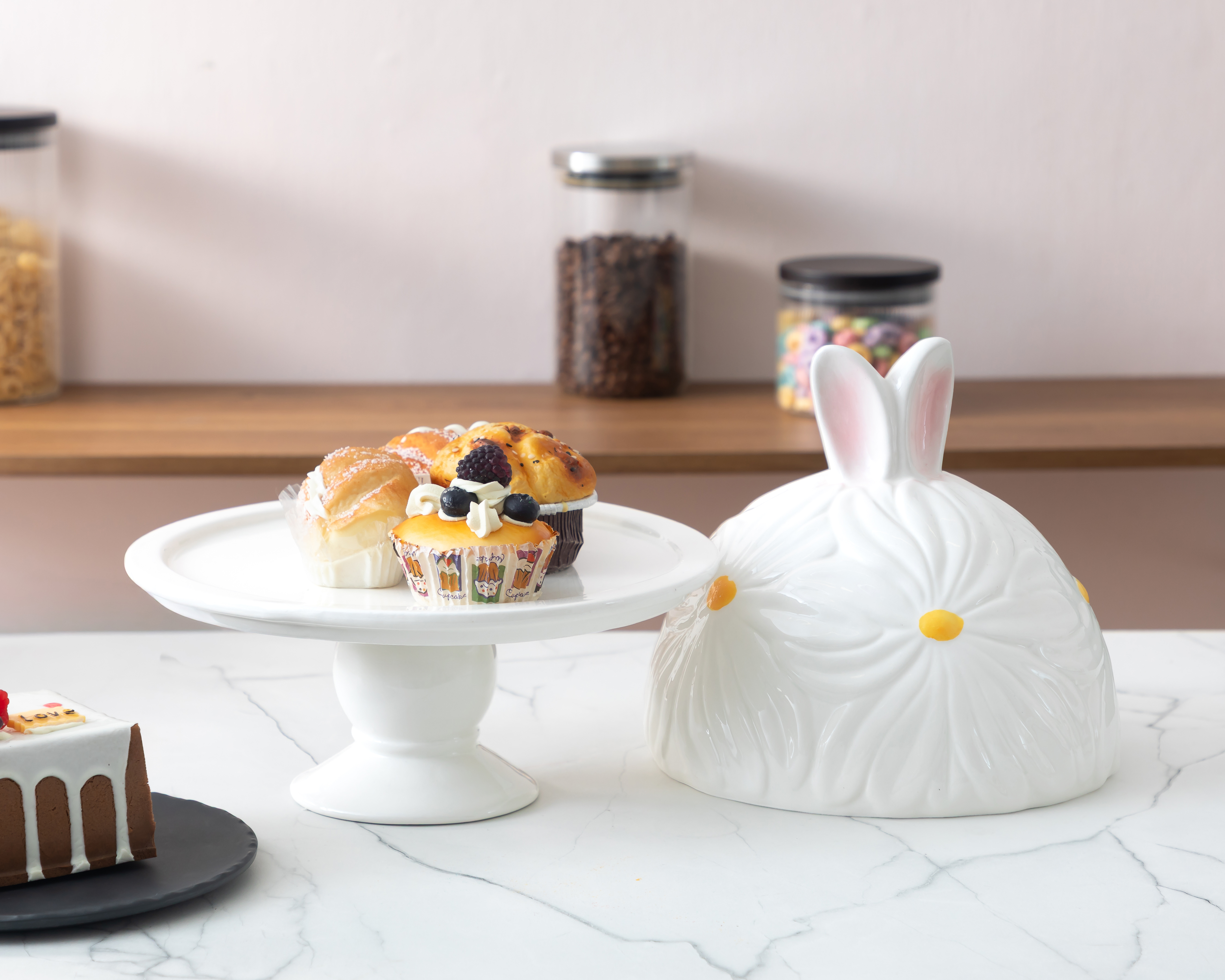 Foto 5 pulgar | Foto 4 | Base para Postres Dacy de Cerámica 2 Piezas