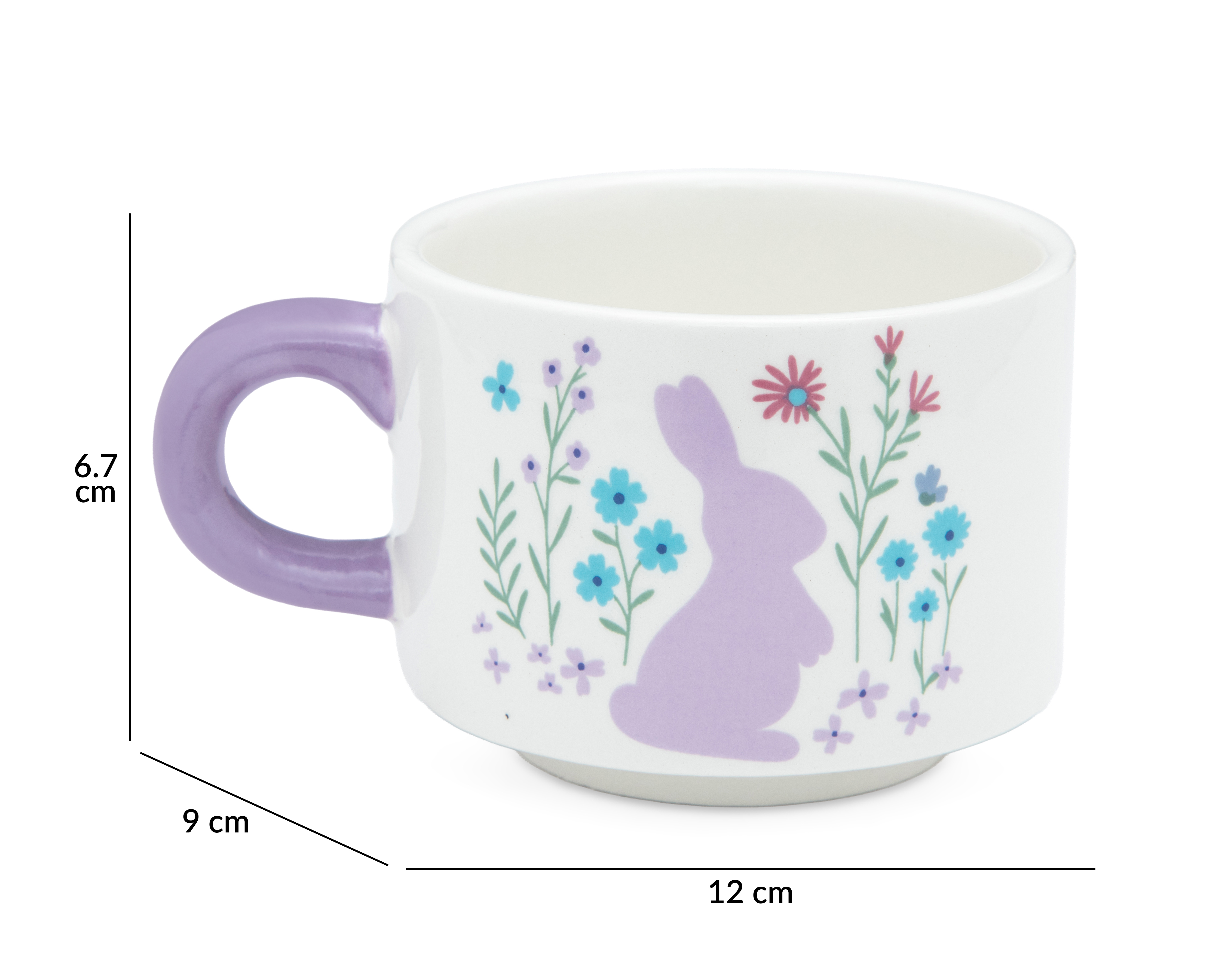 Foto 5 | Foto 5 | Taza de Cerámica Starhaus 200 ml 4 Piezas