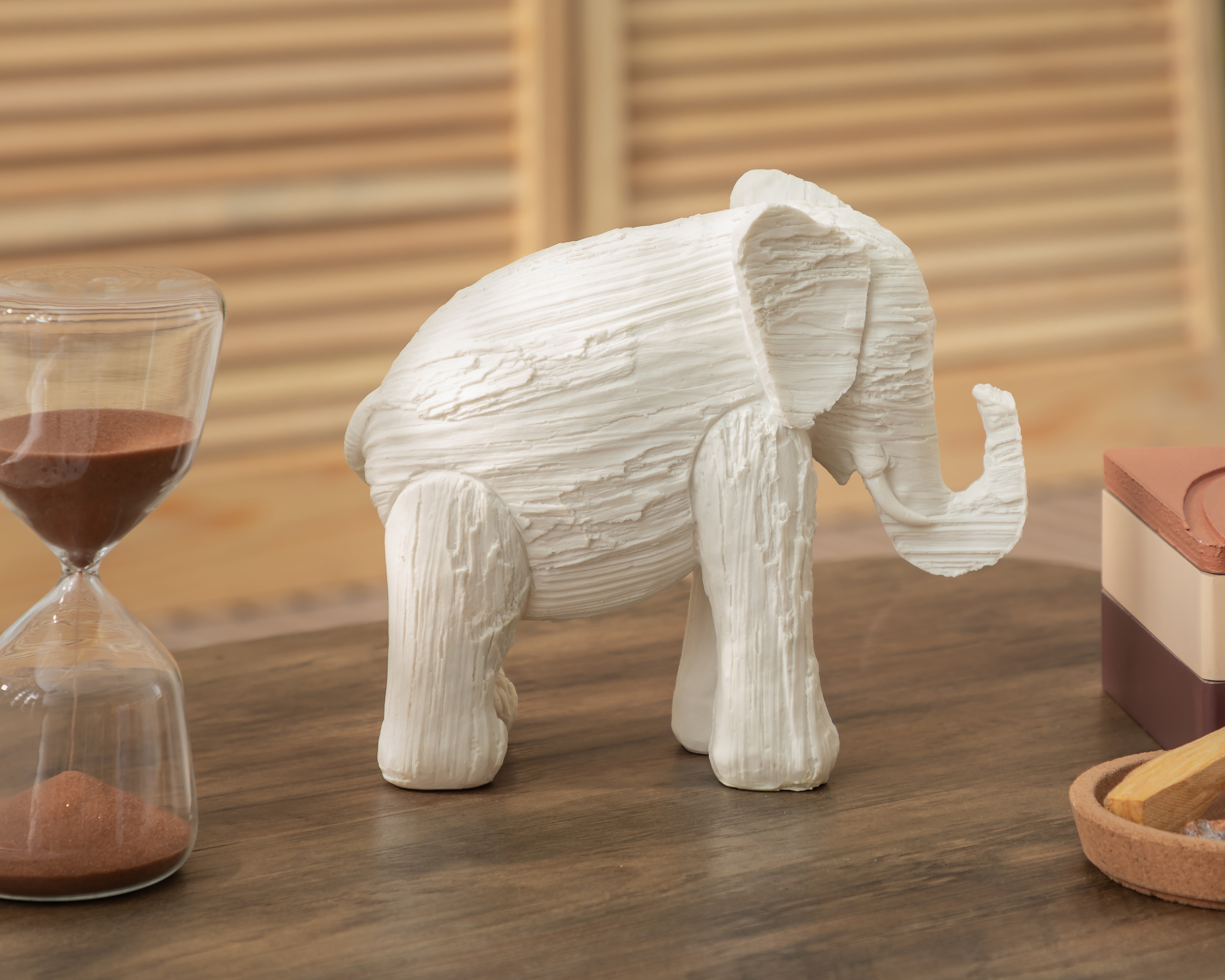 Foto 6 pulgar | Foto 5 | Escultura de Elefante de Resina