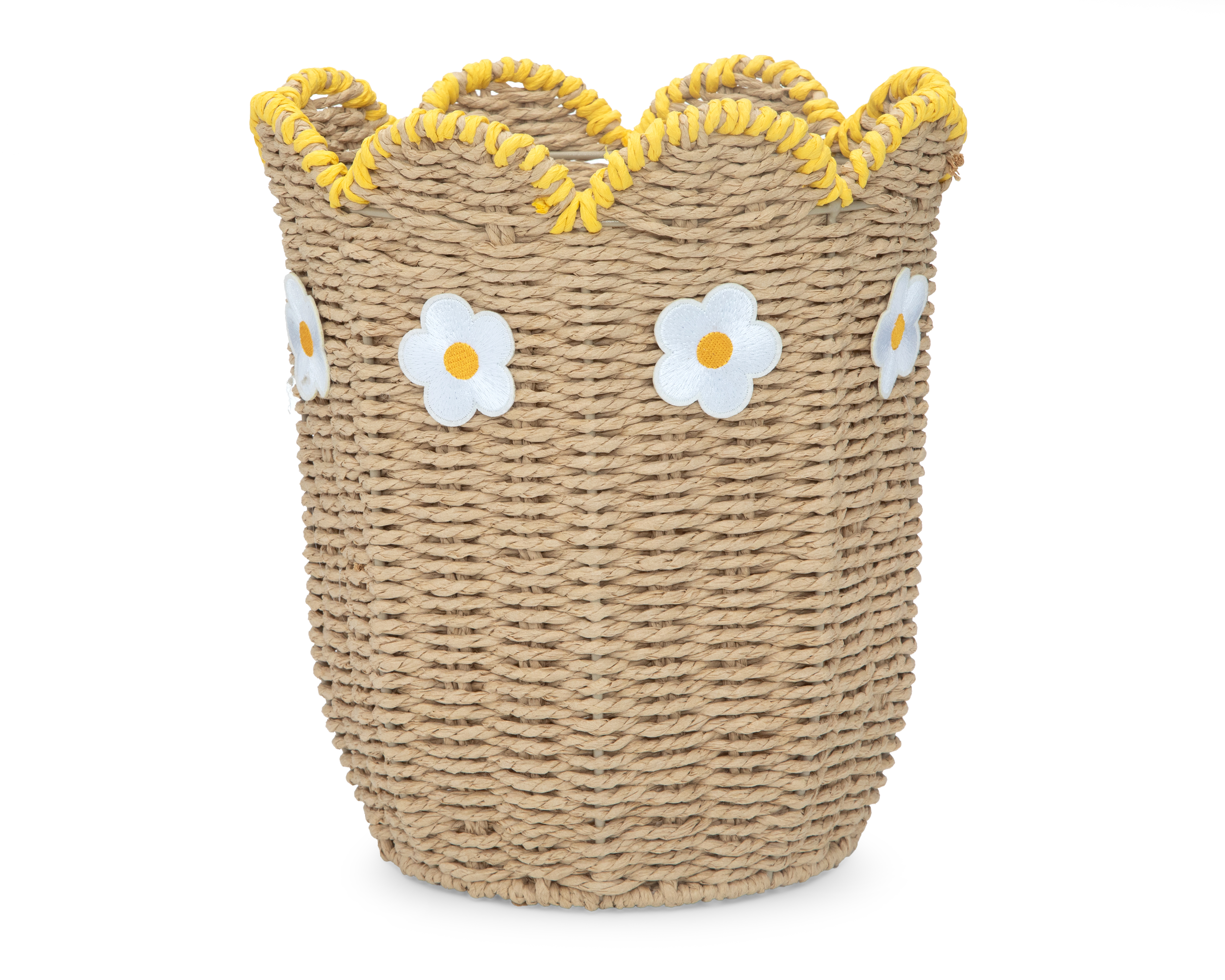 Cesto de Papel Florel Café