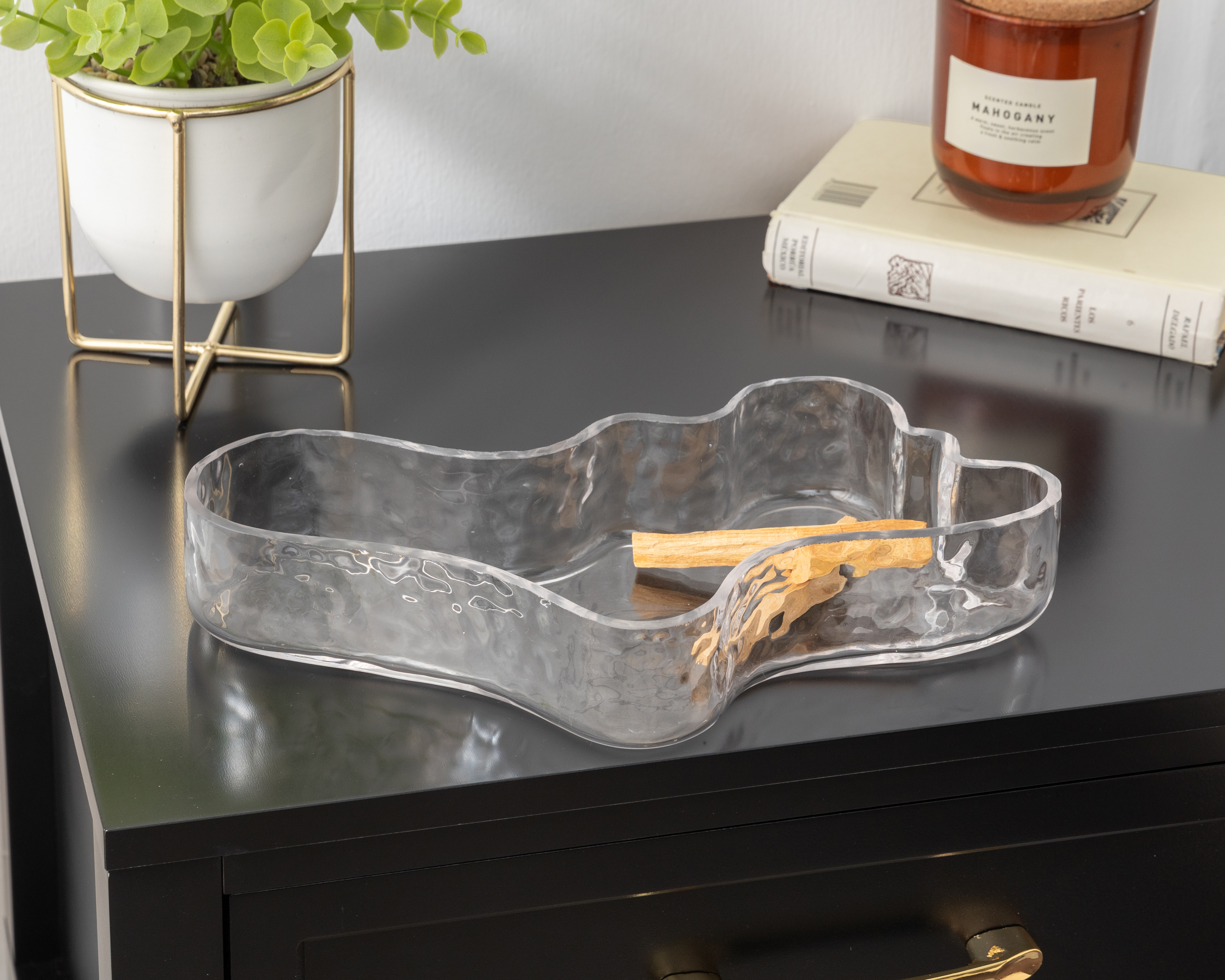 Foto 4 | Foto 4 | Platón Decorativo Pelagie de Vidrio