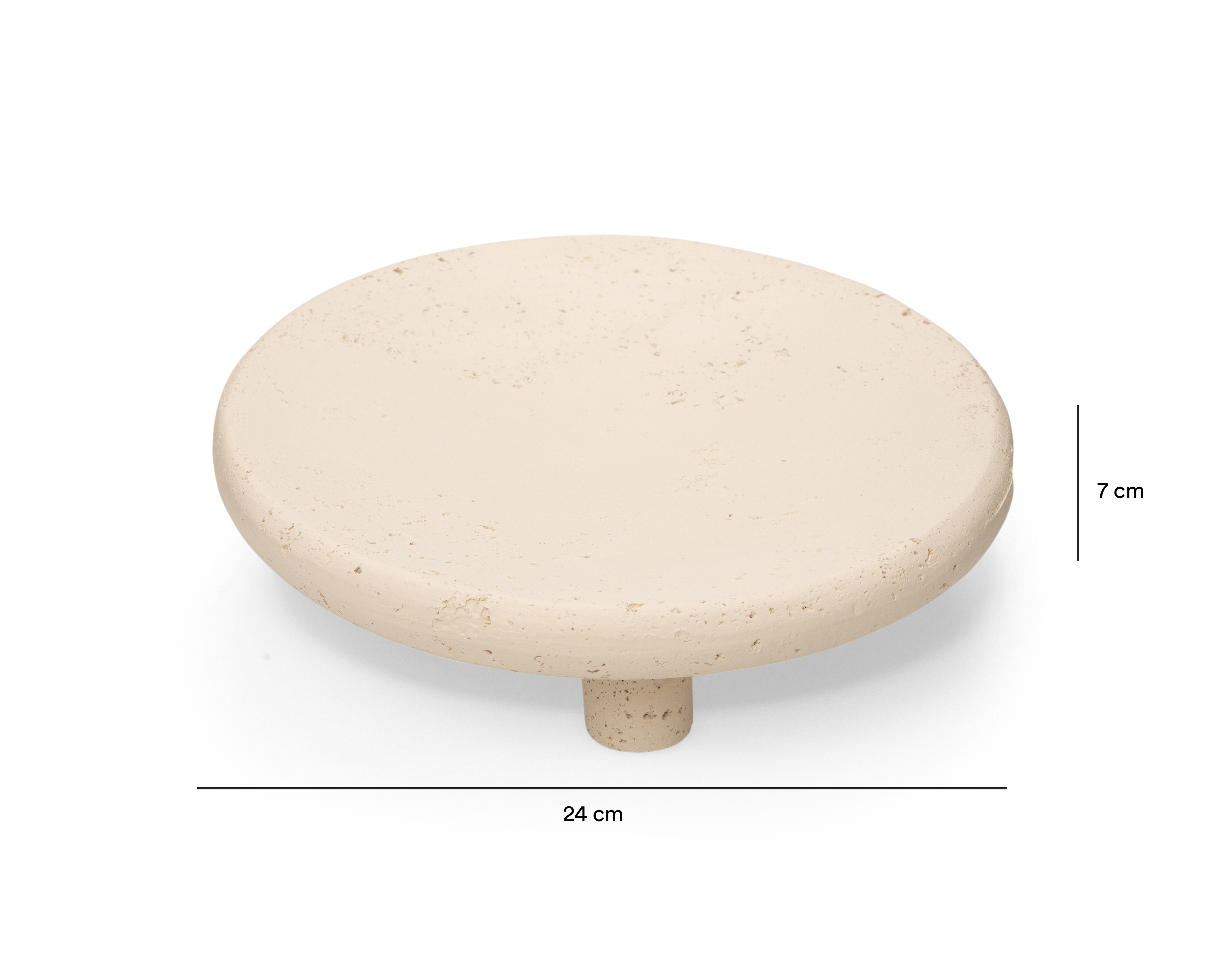 Foto 6 pulgar | Foto 5 | Platón Decorativo Circular Grotte de Resina