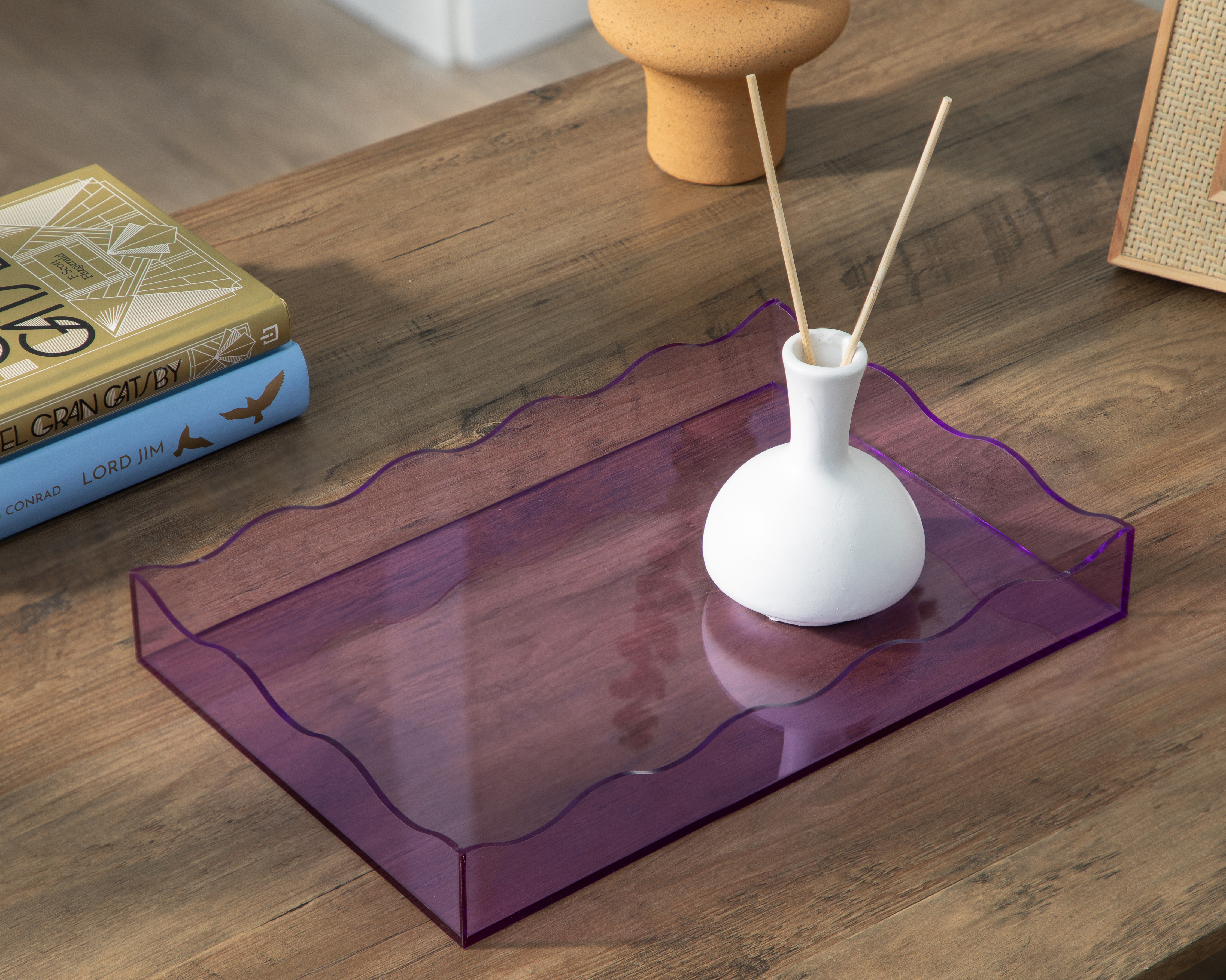 Foto 5 pulgar | Foto 4 | Charola Decorativa Rectangular Comitini de Acrílico