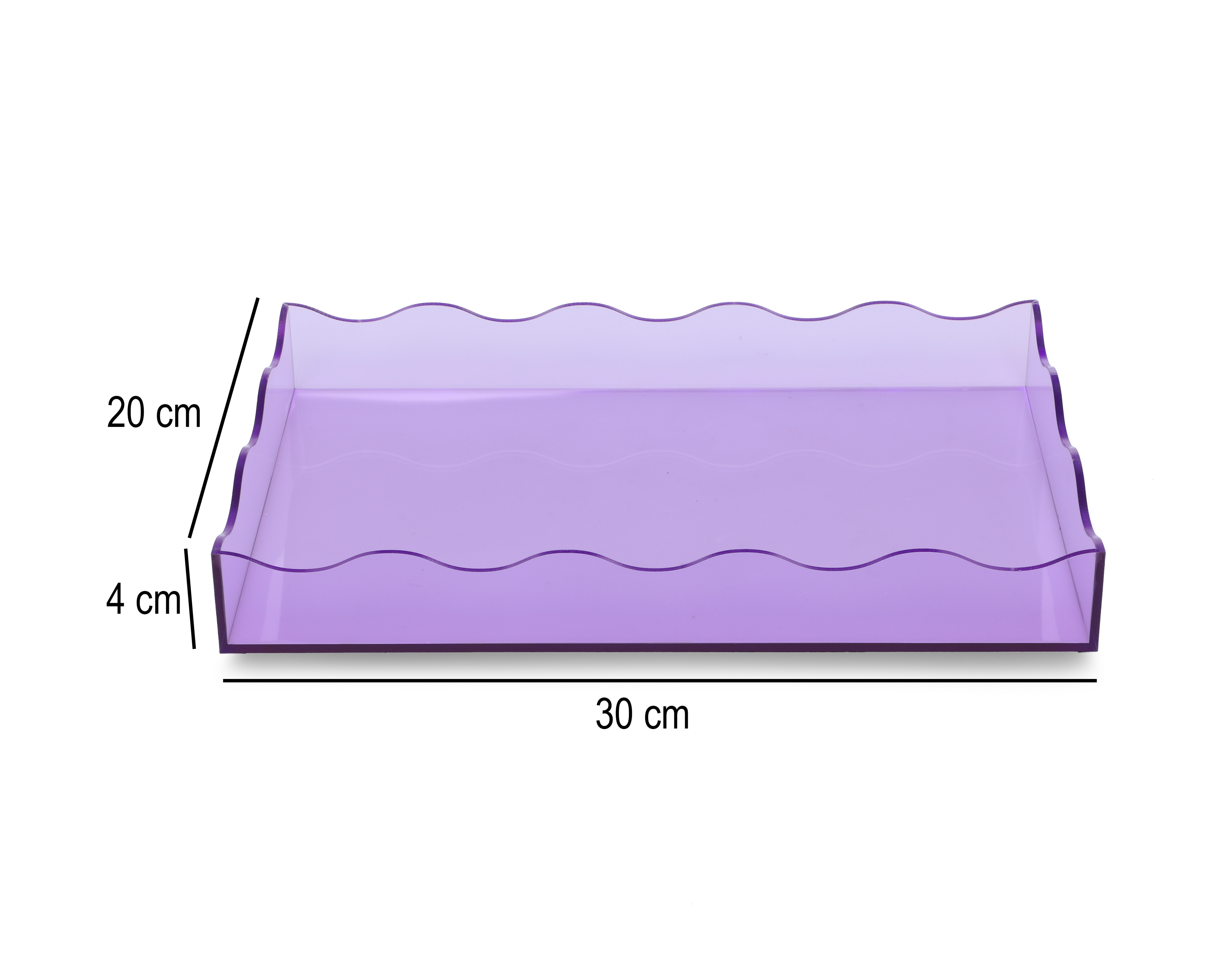 Foto 6 pulgar | Foto 5 | Charola Decorativa Rectangular Comitini de Acrílico