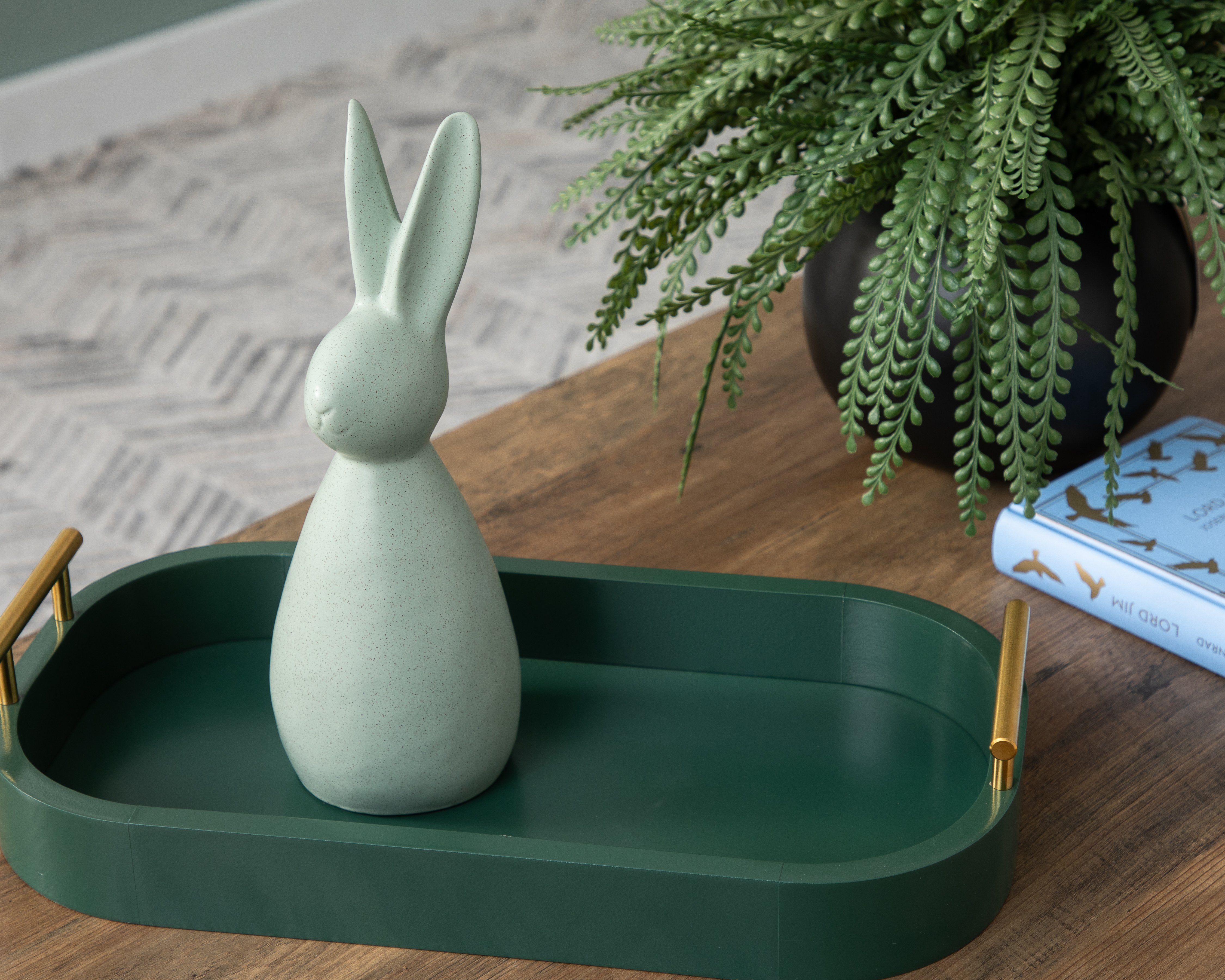 Foto 6 pulgar | Foto 5 | Escultura de Conejo Zaza de Poliéster