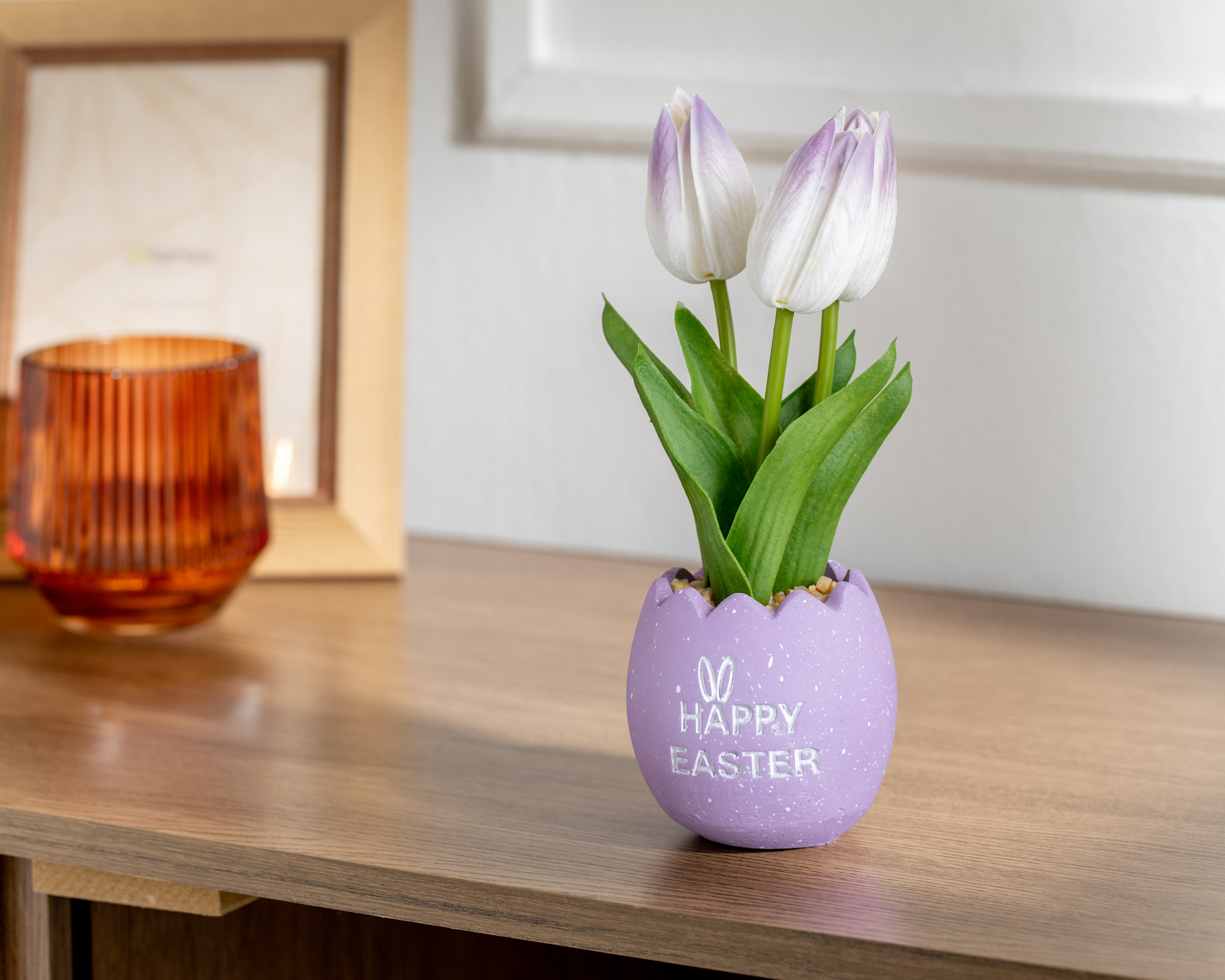 Foto 4 | Foto 4 | Tulipán Artificial con Maceta Starhaus Mika 22 cm