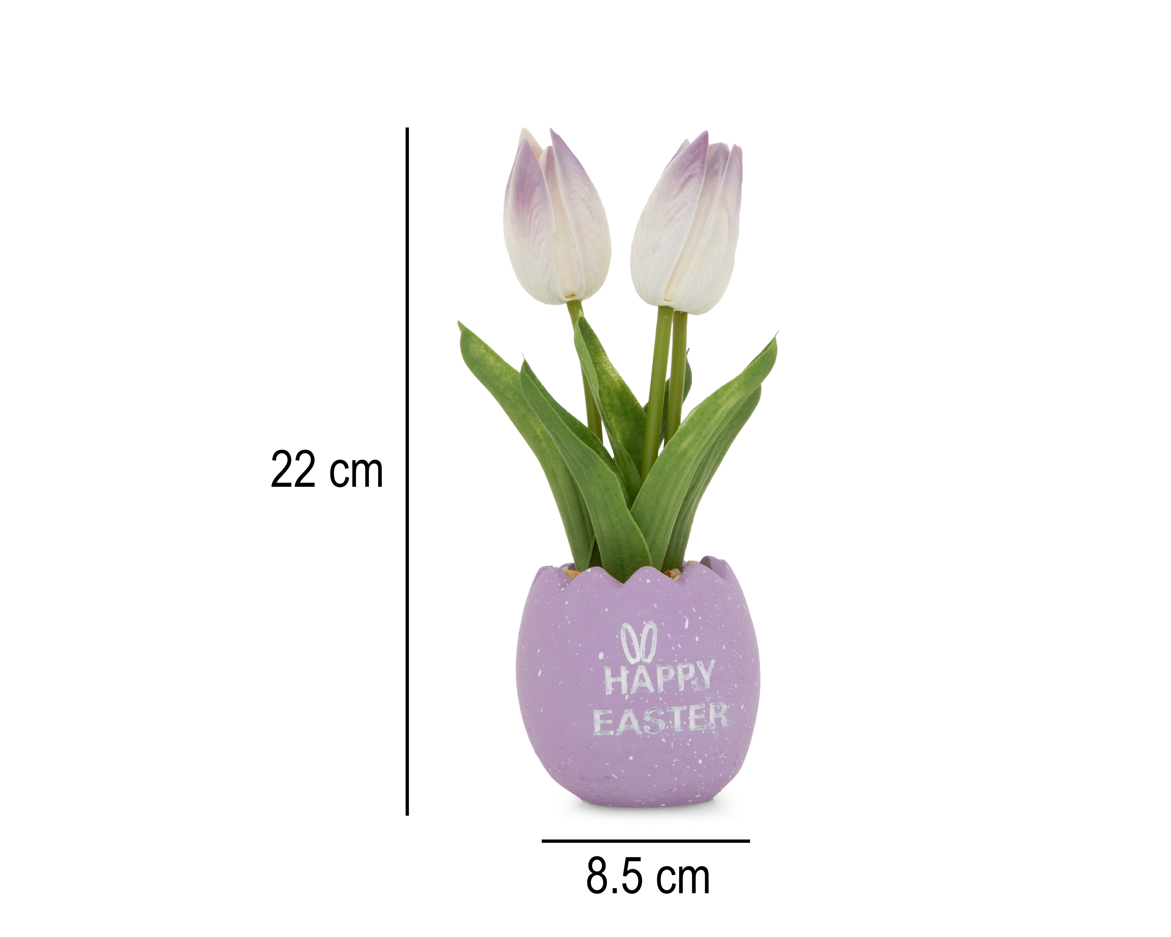 Foto 6 pulgar | Foto 5 | Tulipán Artificial con Maceta Starhaus Mika 22 cm