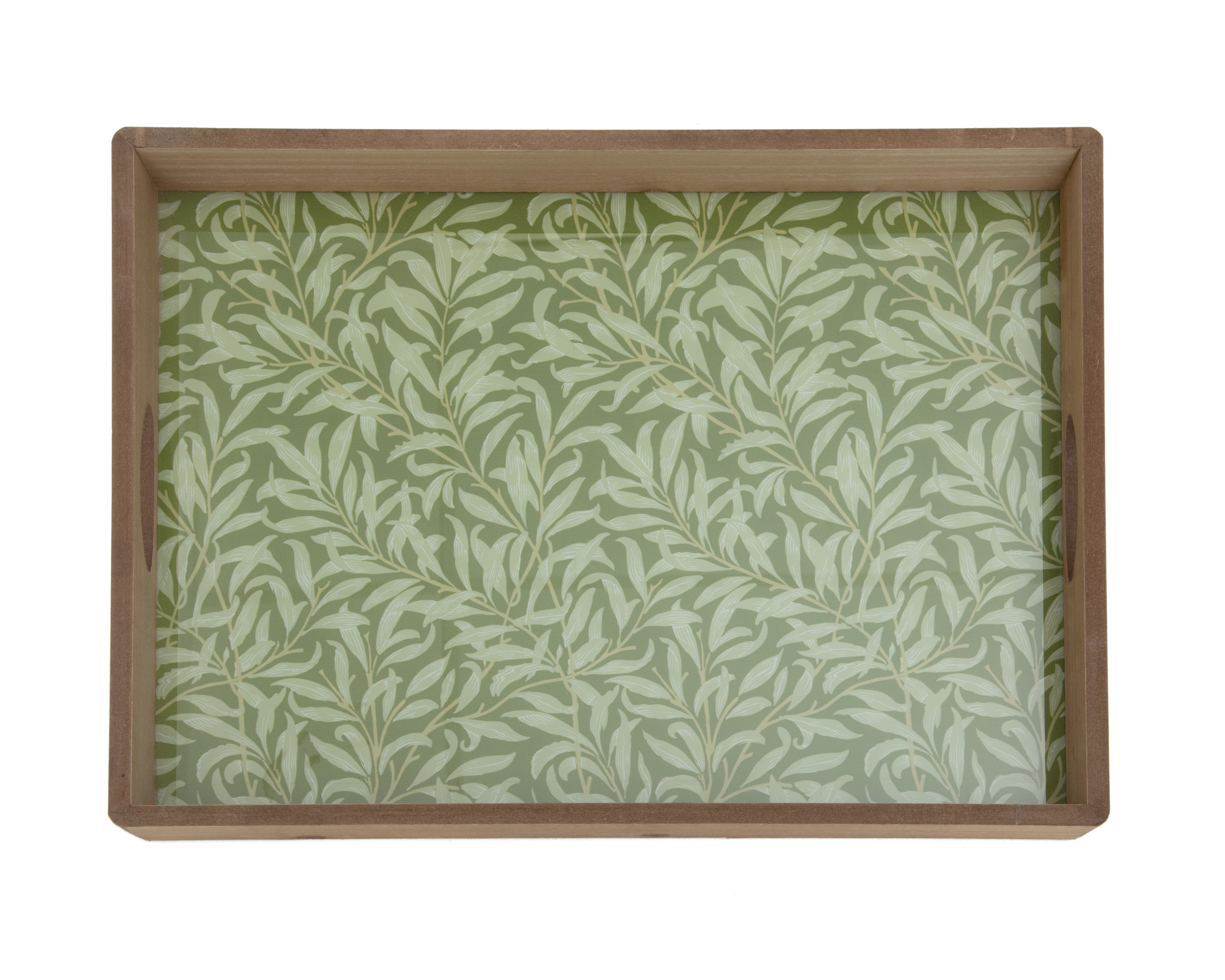 Foto 3 pulgar | Foto 2 | Charola Decorativa Flori de Madera y Vidrio