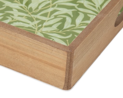 Foto 3 | Foto 3 | Charola Decorativa Flori de Madera y Vidrio