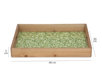 Foto 5 | Foto 5 | Charola Decorativa Flori de Madera y Vidrio