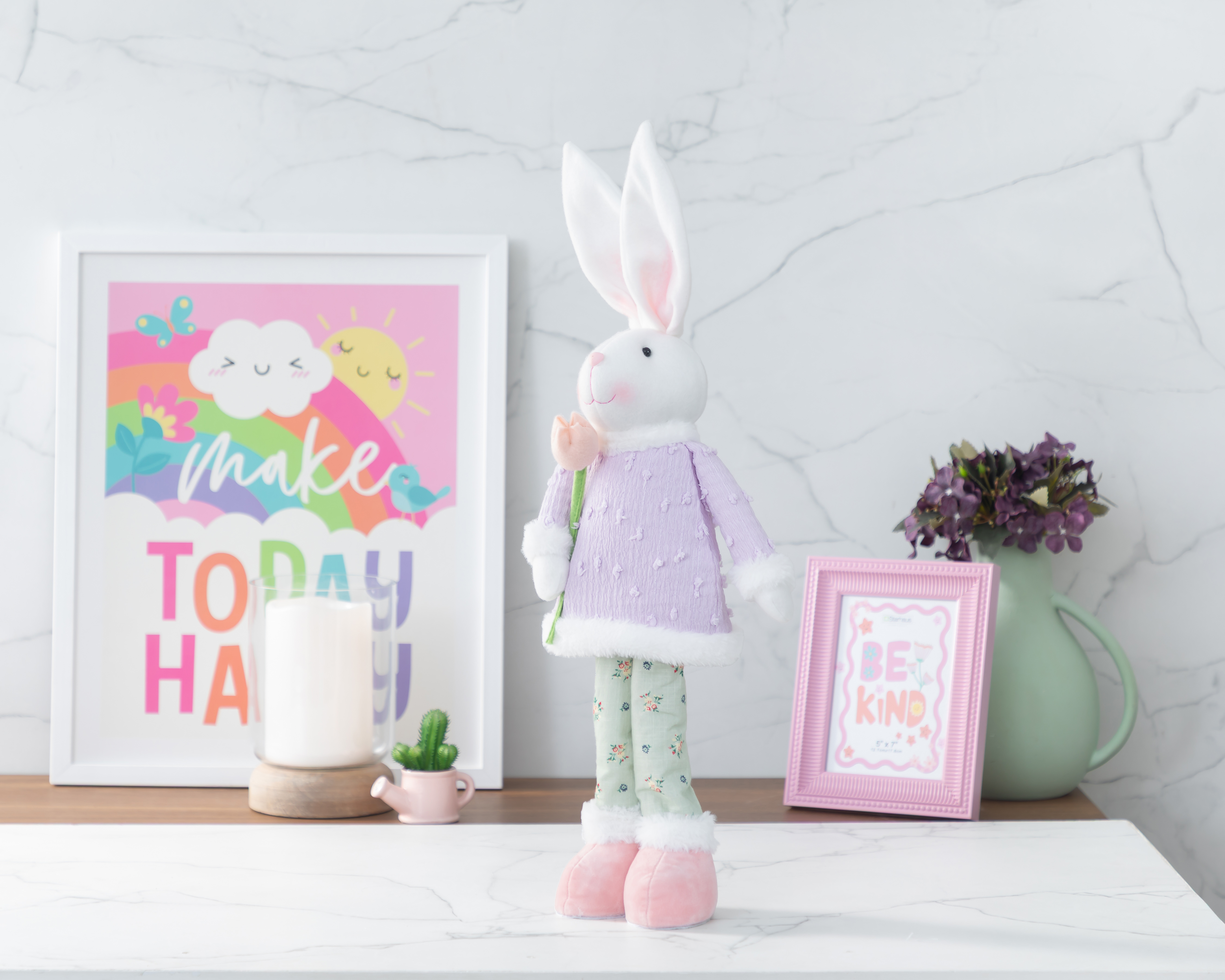 Foto 6 pulgar | Foto 5 | Figura Decorativa de Conejo Pelka de Poliéster