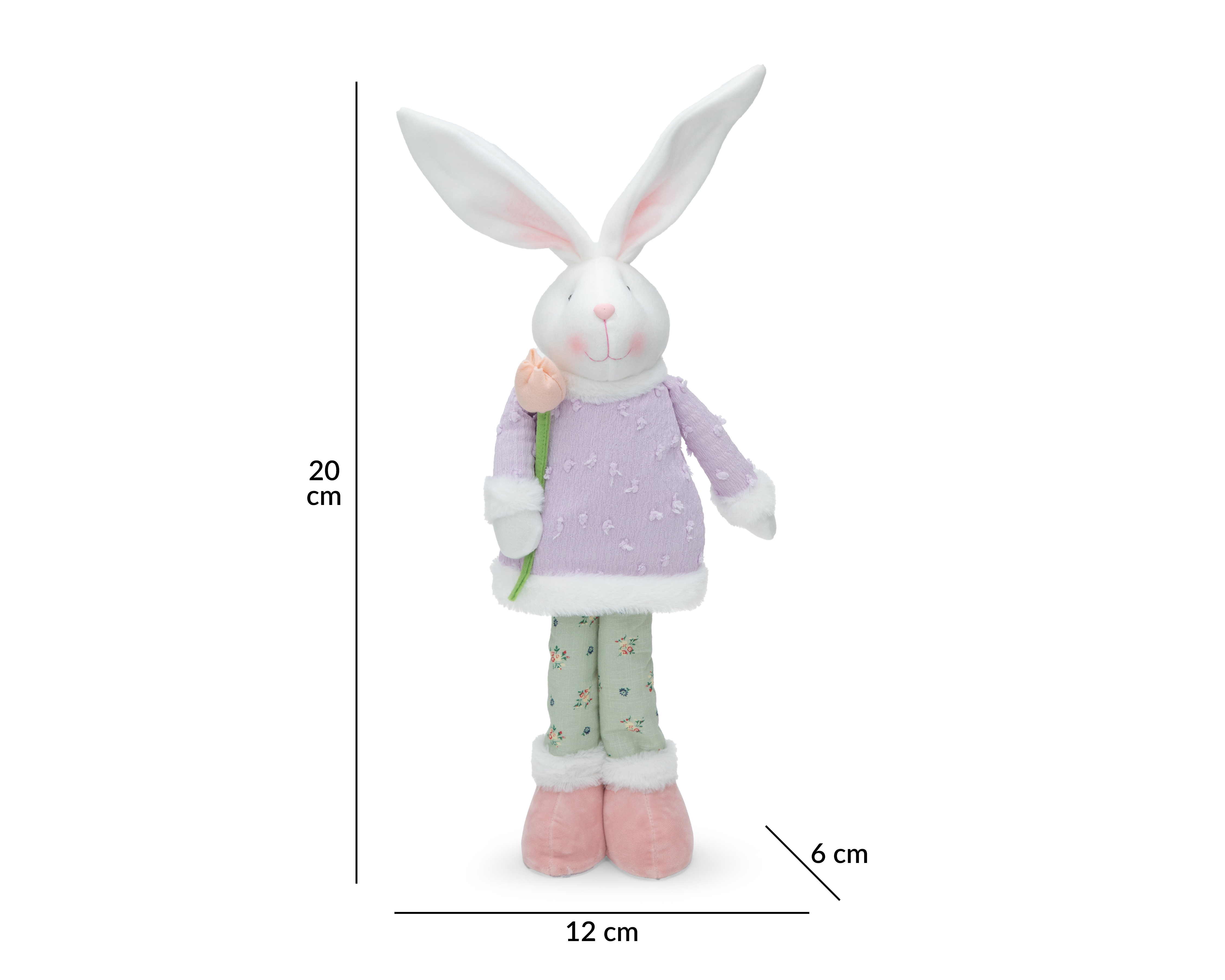 Foto 6 | Foto 6 | Figura Decorativa de Conejo Pelka de Poliéster