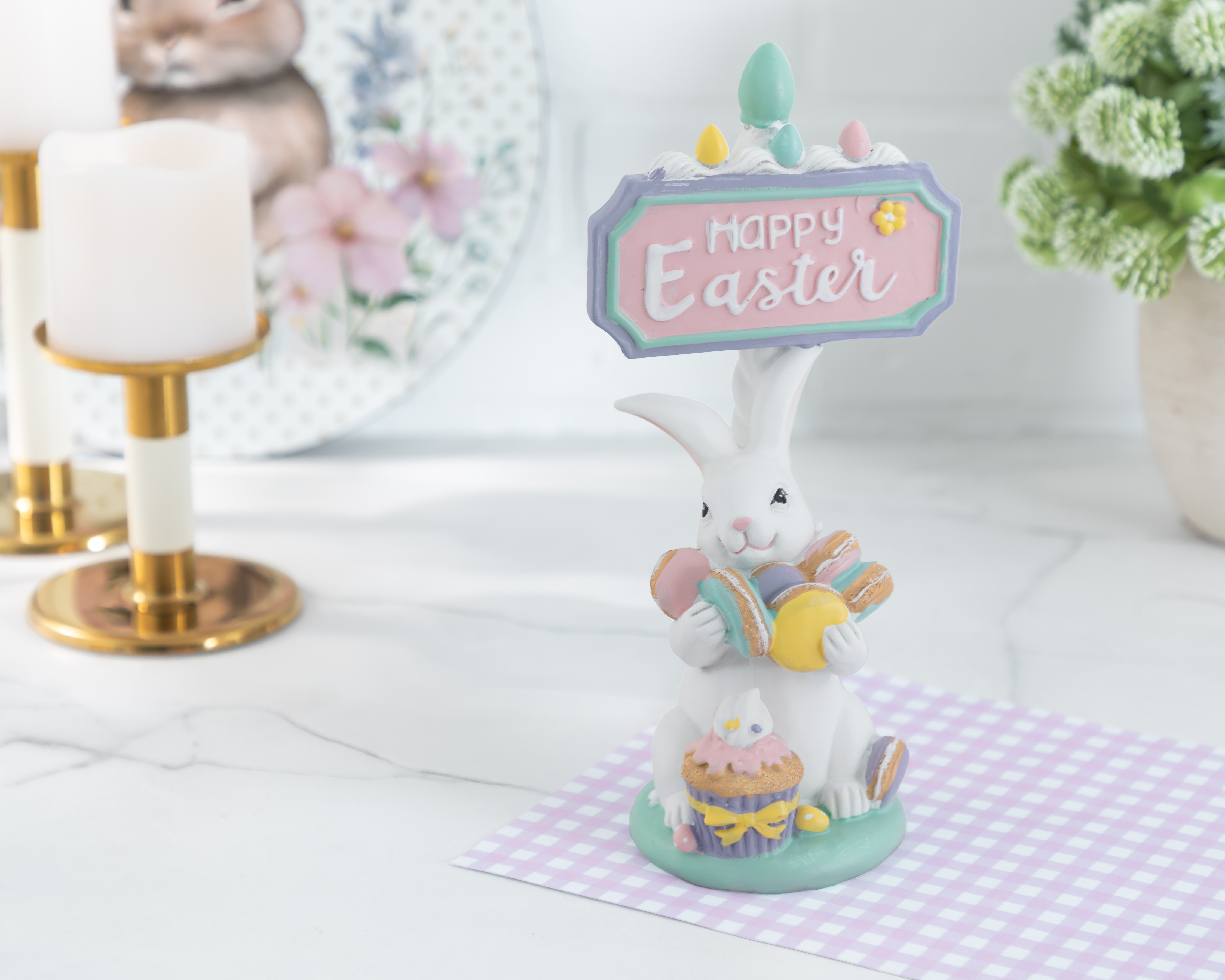 Foto 5 | Foto 5 | Escultura de Conejo de Pascua Zaza de Poliresina