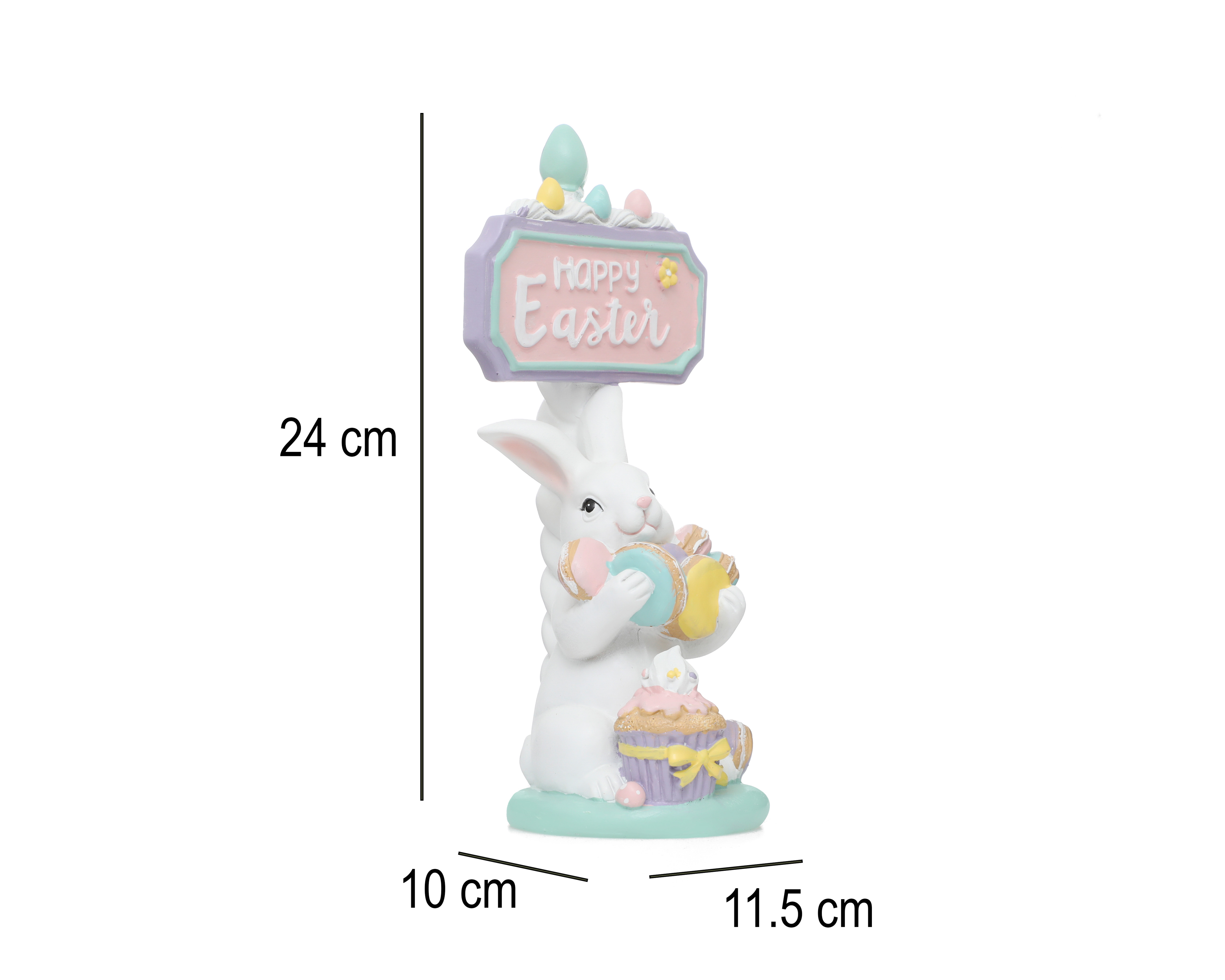 Foto 6 | Foto 6 | Escultura de Conejo de Pascua Zaza de Poliresina