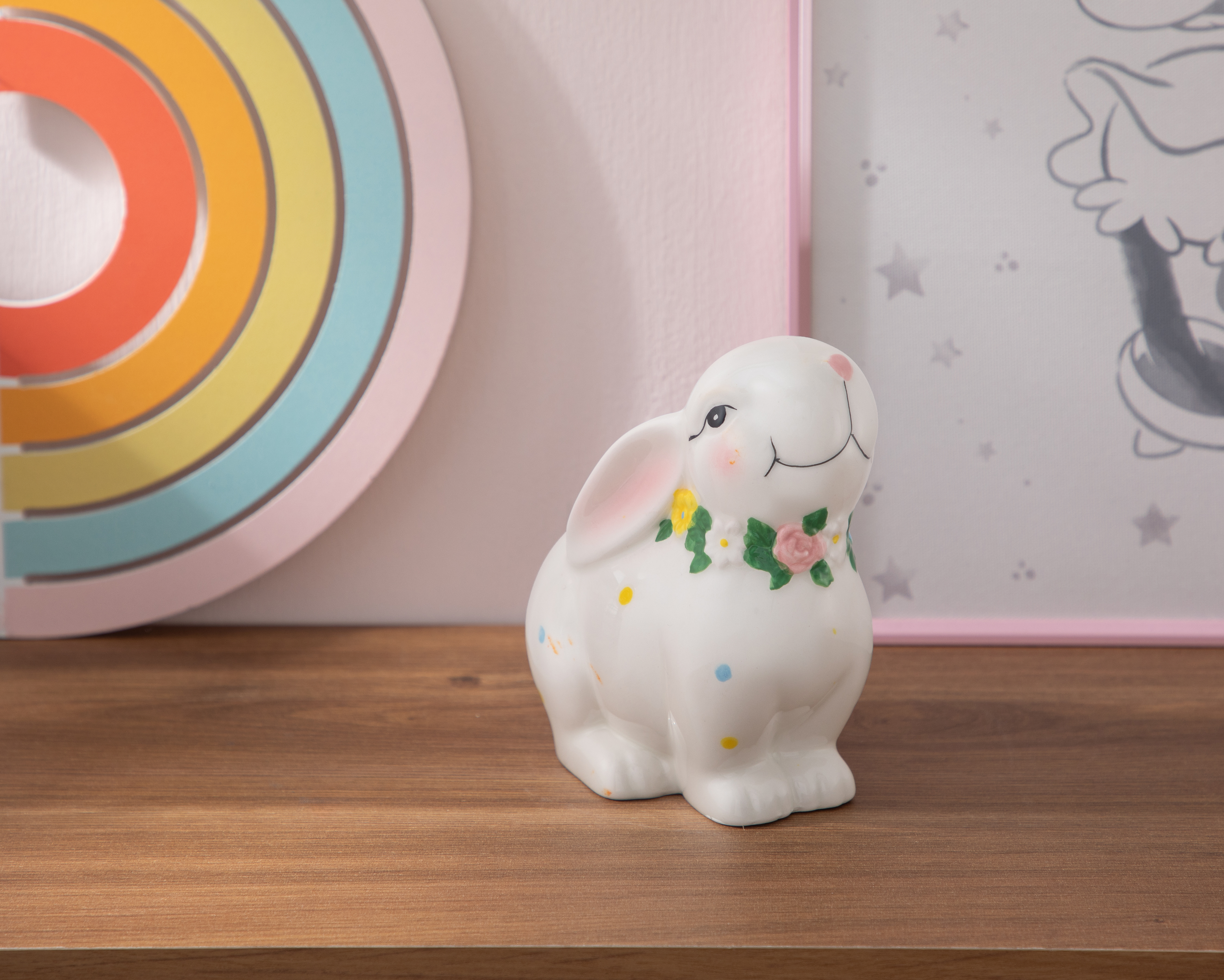 Foto 6 pulgar | Foto 5 | Escultura de Conejo Erina de Cerámica