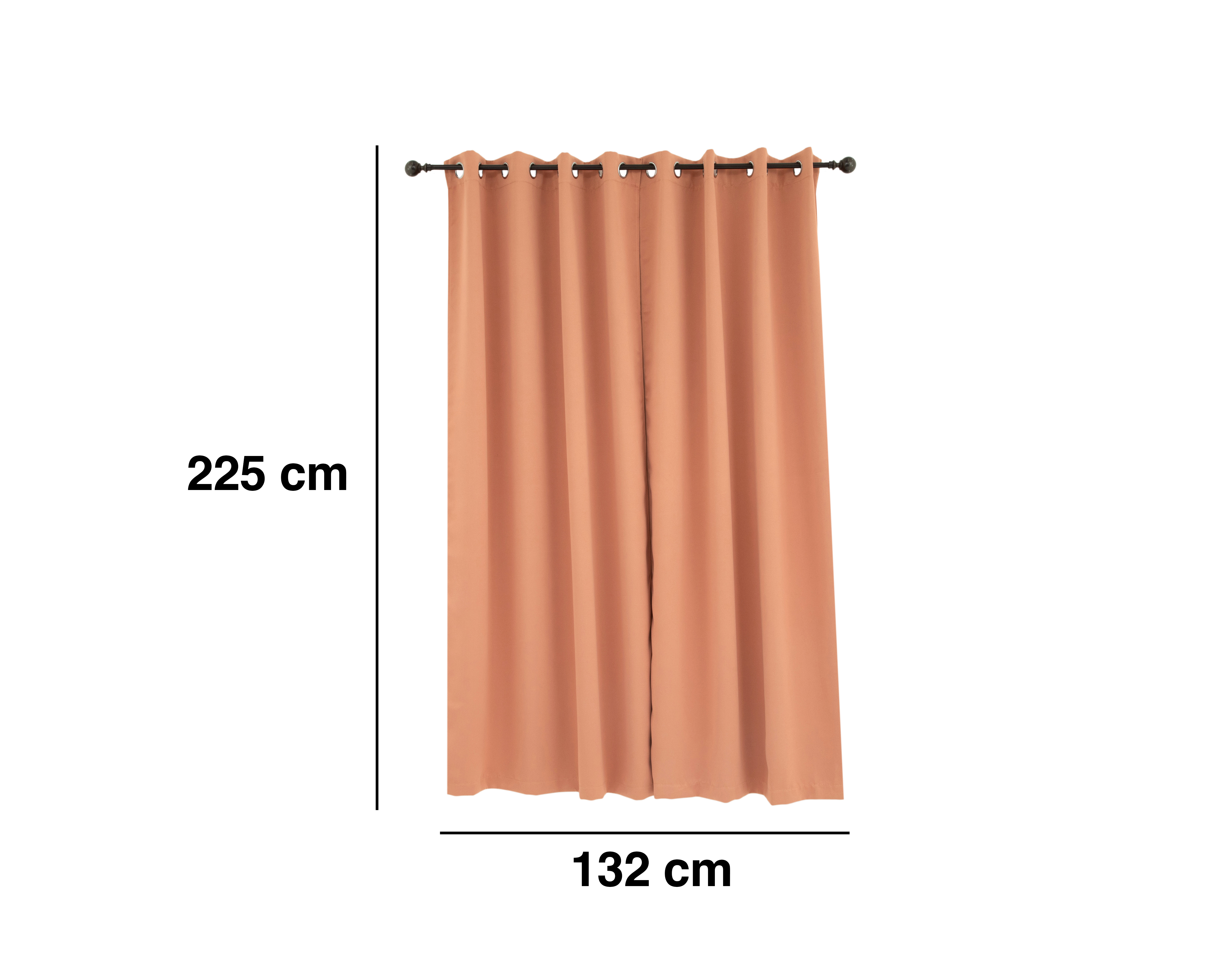 Foto 5 | Foto 5 | Cortina Lindsey 132 x 225 cm Chedrón