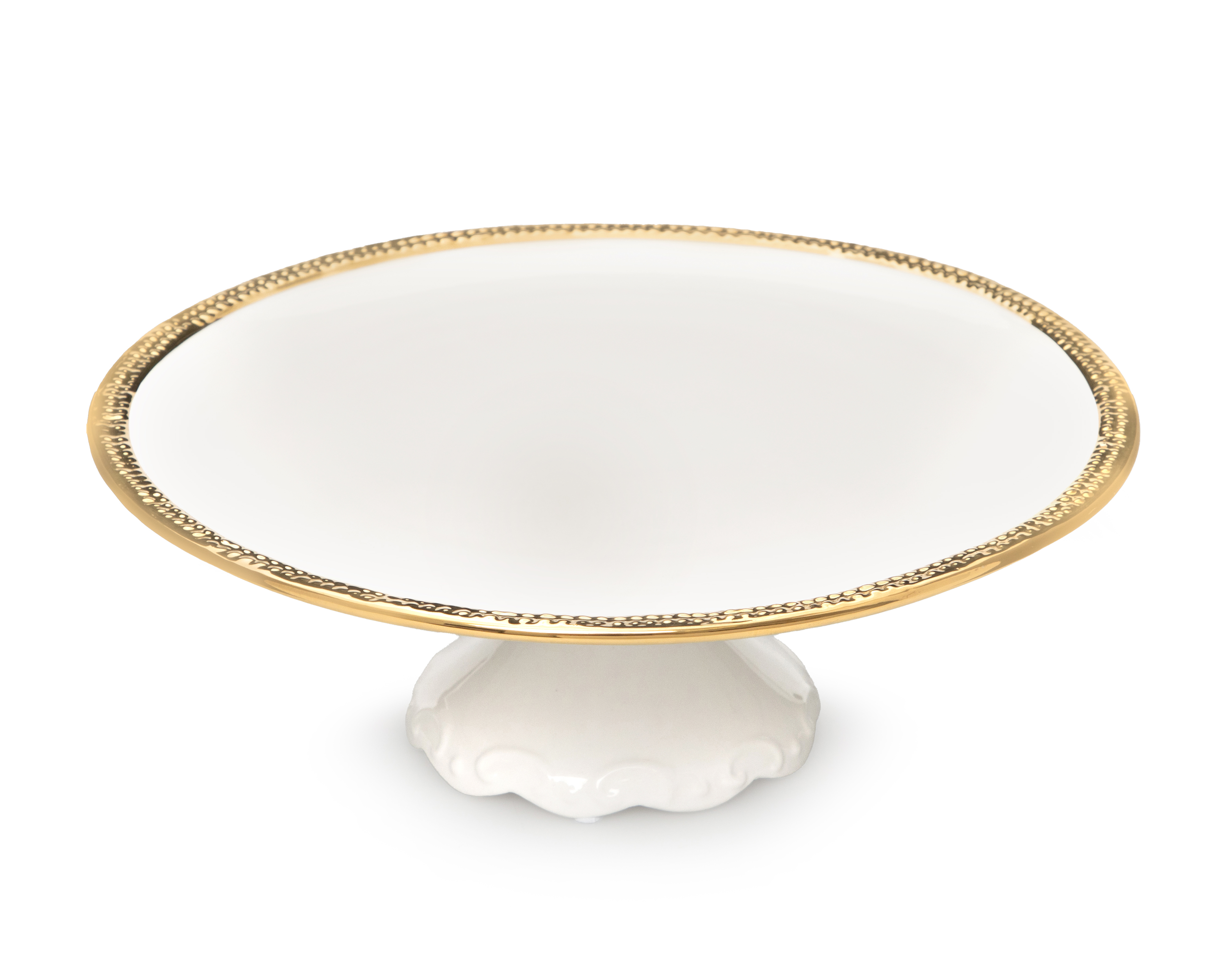 Platón Decorativo Burdeos de Cerámica