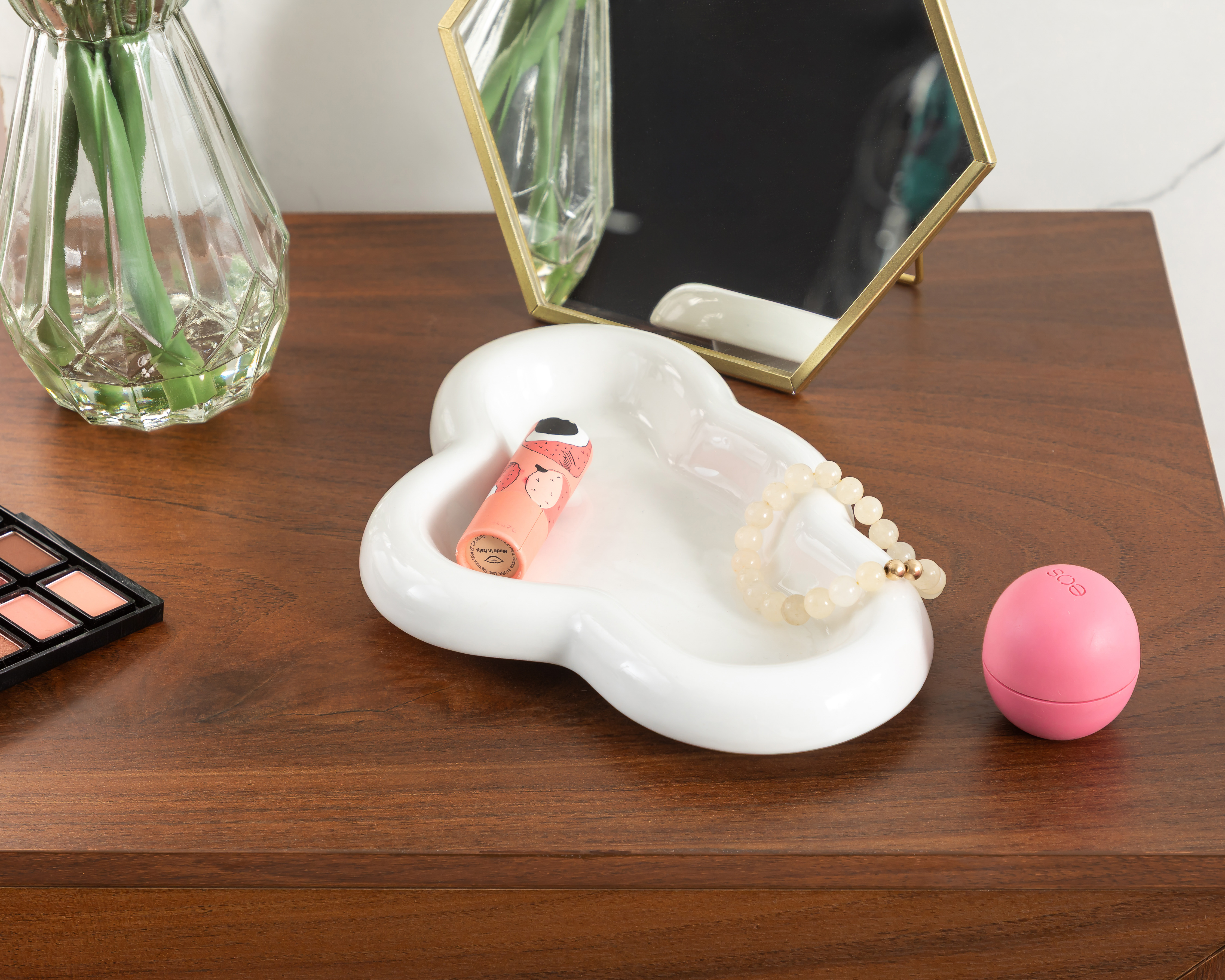 Foto 5 pulgar | Foto 4 | Joyero de Cerámica Starhaus Blanco