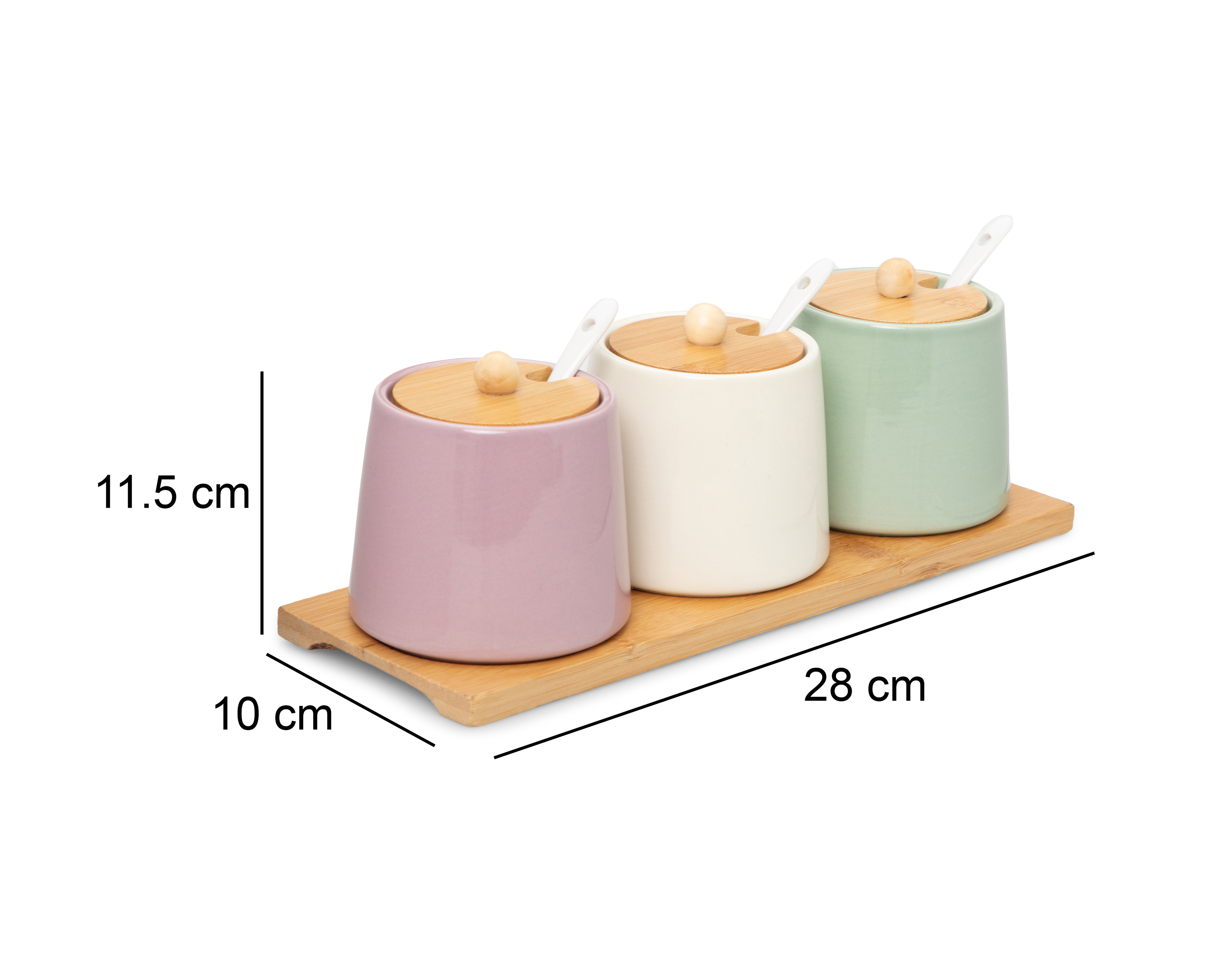 Foto 6 | Foto 6 | Contenedor de Cerámica Starhaus 4 Piezas