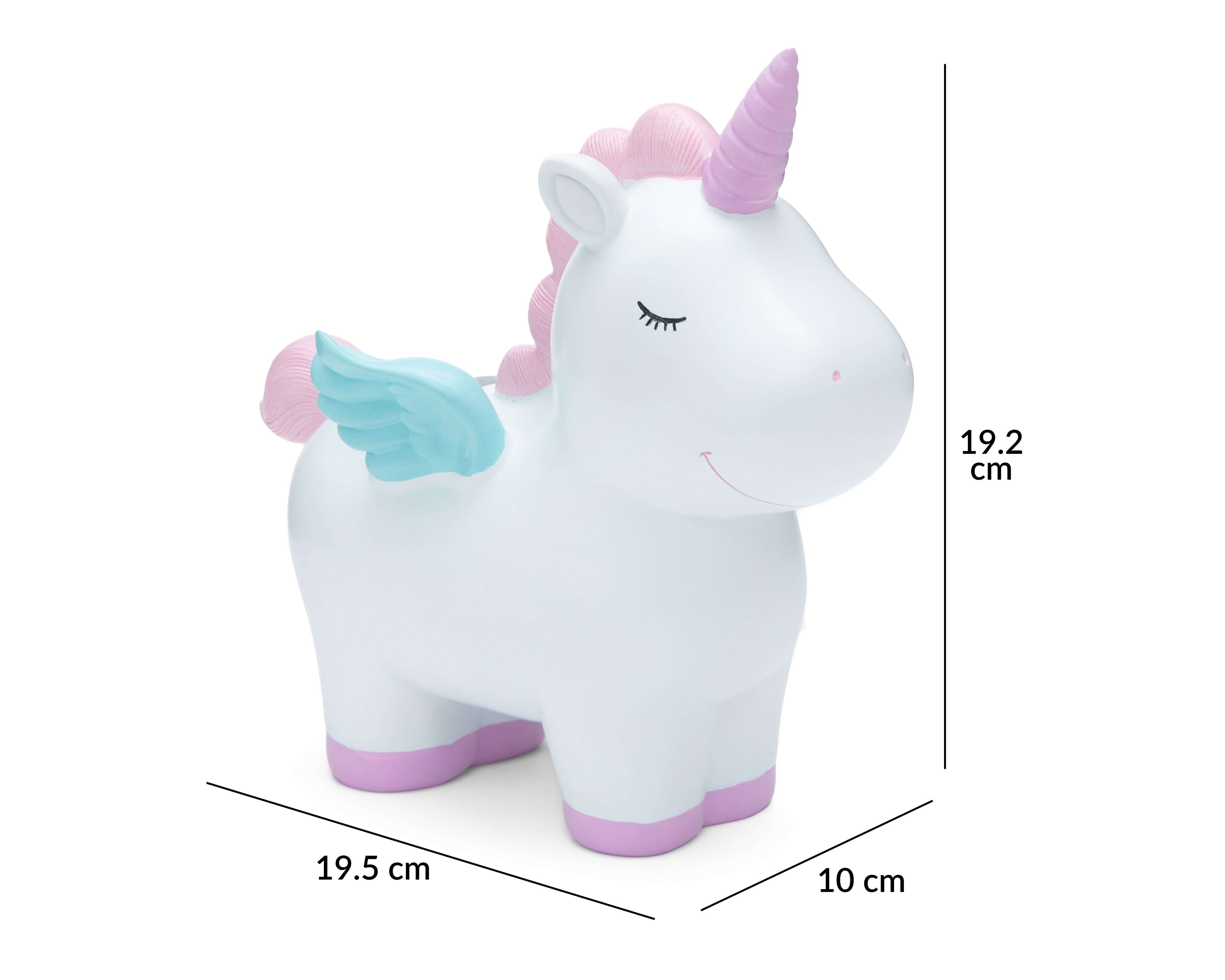 Foto 6 | Foto 6 | Figura Decorativa de Unicornio Etnhe de Poliresina