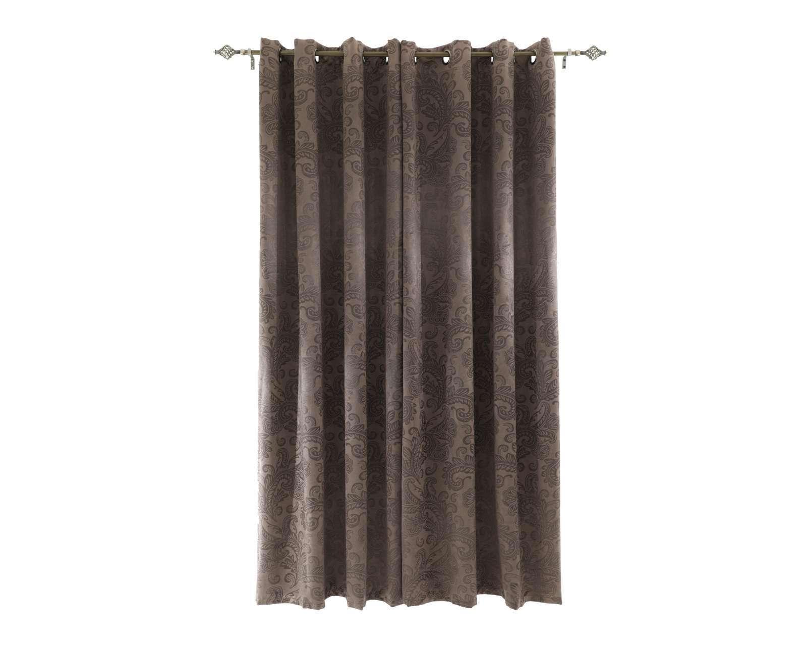 Foto 2 | Foto 2 | Cortinas Paola 280 x 225 cm Café