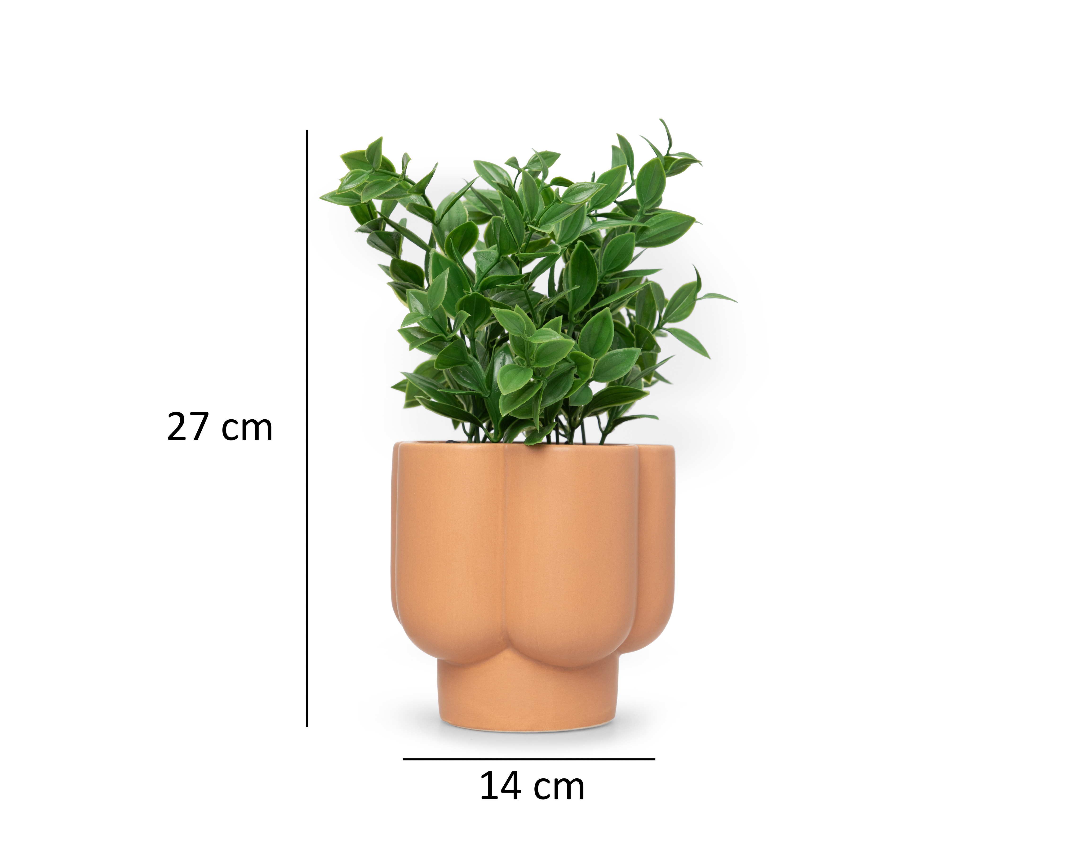 Foto 6 pulgar | Foto 5 | Potos Artificial con Maceta Starhaus 27 cm