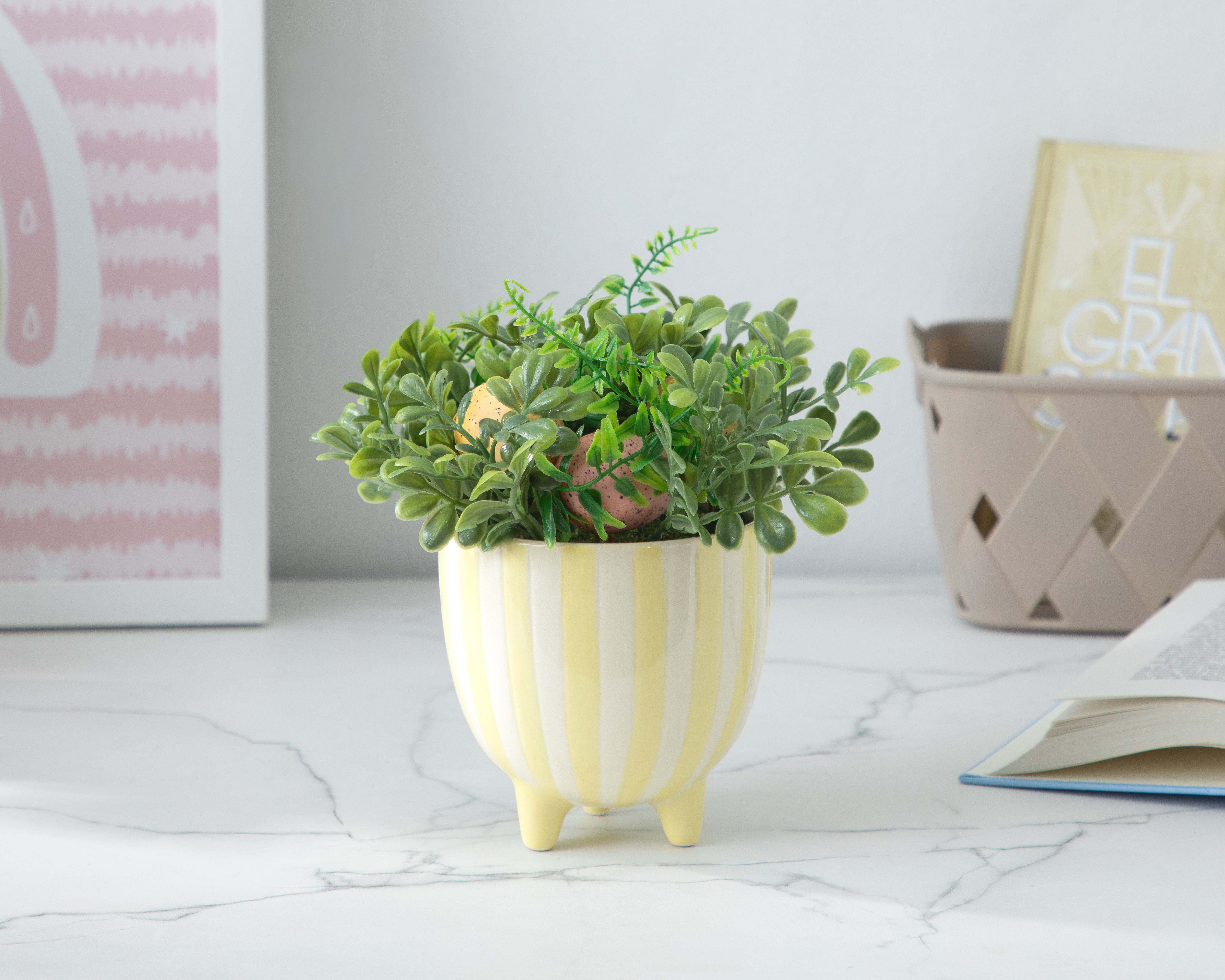 Foto 5 pulgar | Foto 4 | Planta Artificial con Maceta Starhaus 21.5 cm