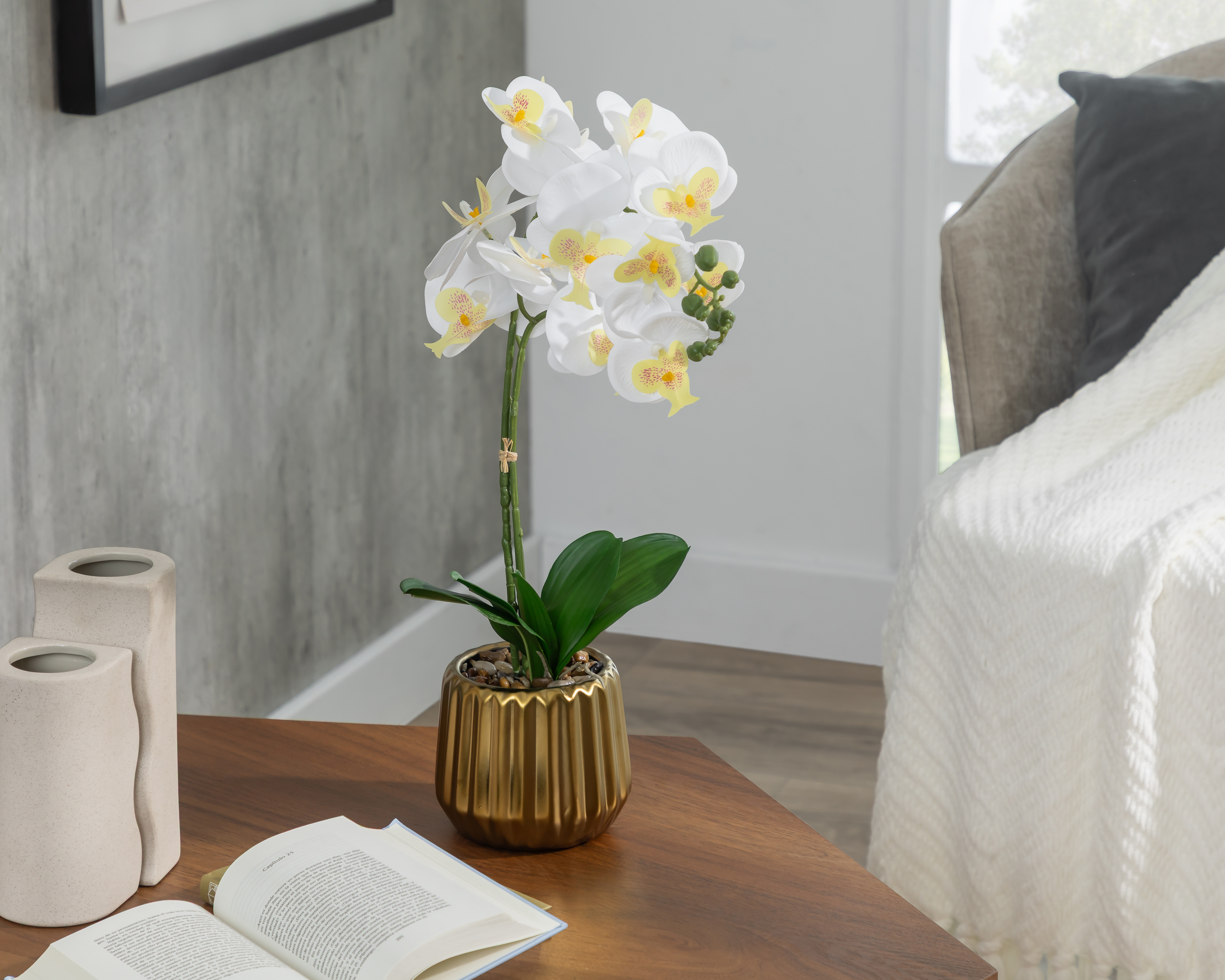 Foto 5 pulgar | Foto 4 | Planta Artificial con Maceta Starhaus 52 cm