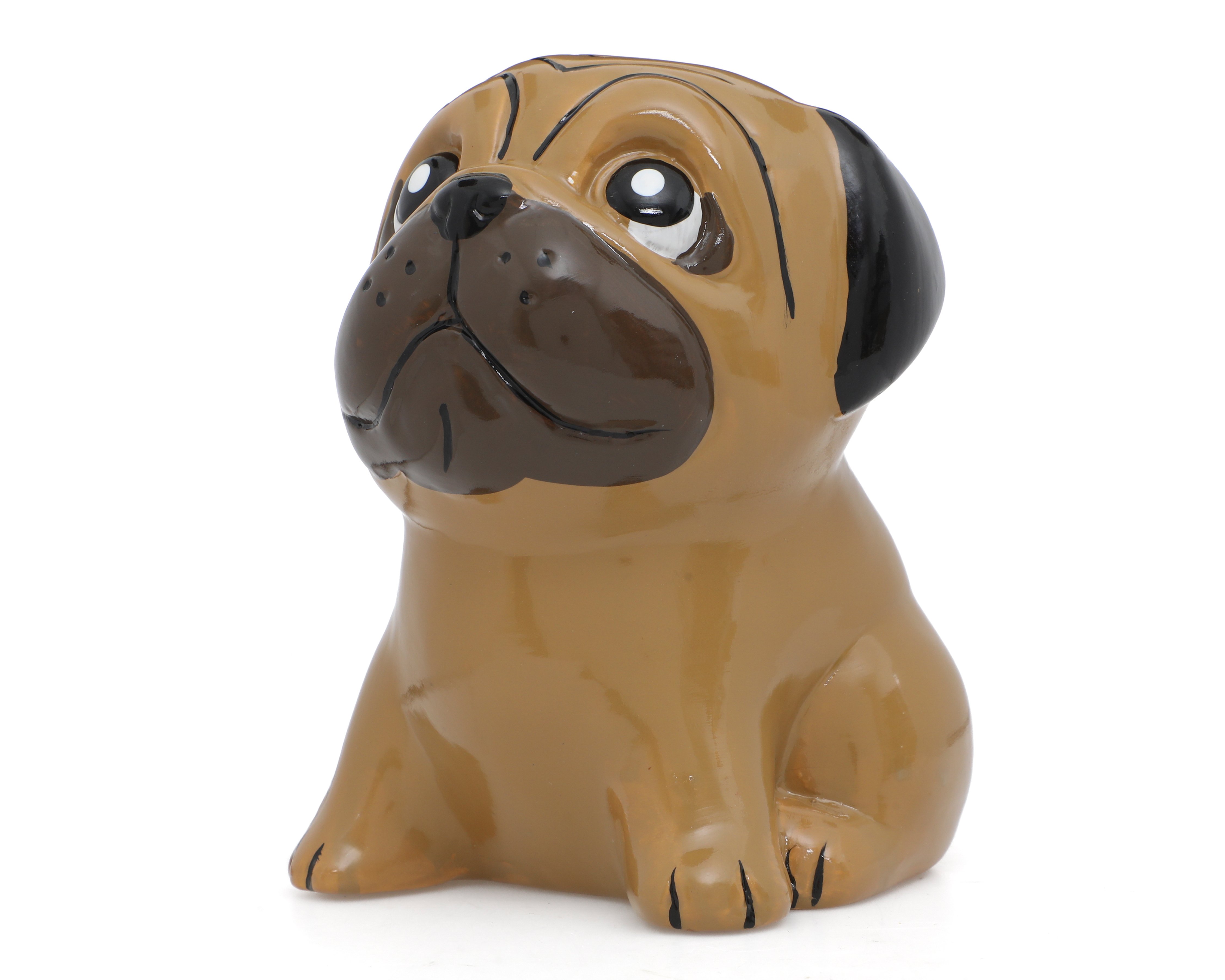 Escultura de Perro Ascua de Cerámica