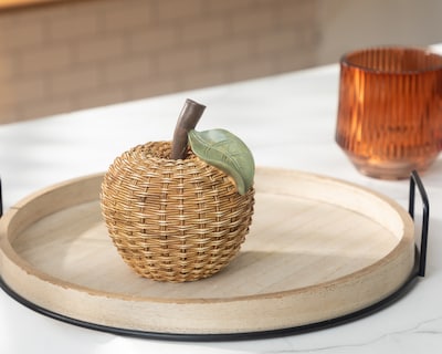 Foto 4 | Foto 4 | Escultura de Manzana Syntara A de Poliresina