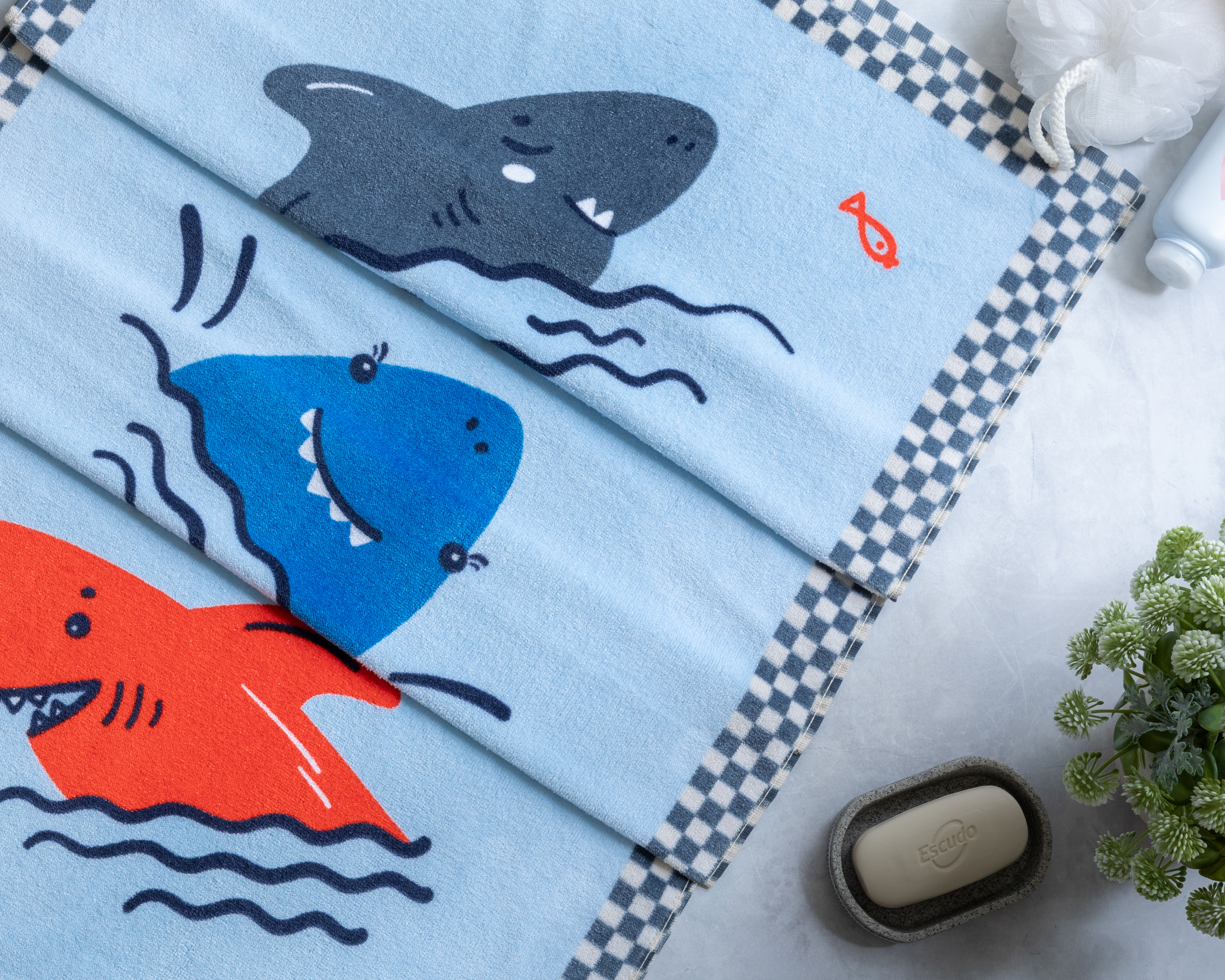 Foto 4 | Foto 4 | Toalla de Playa Starhaus Tiburoncín de Algodón