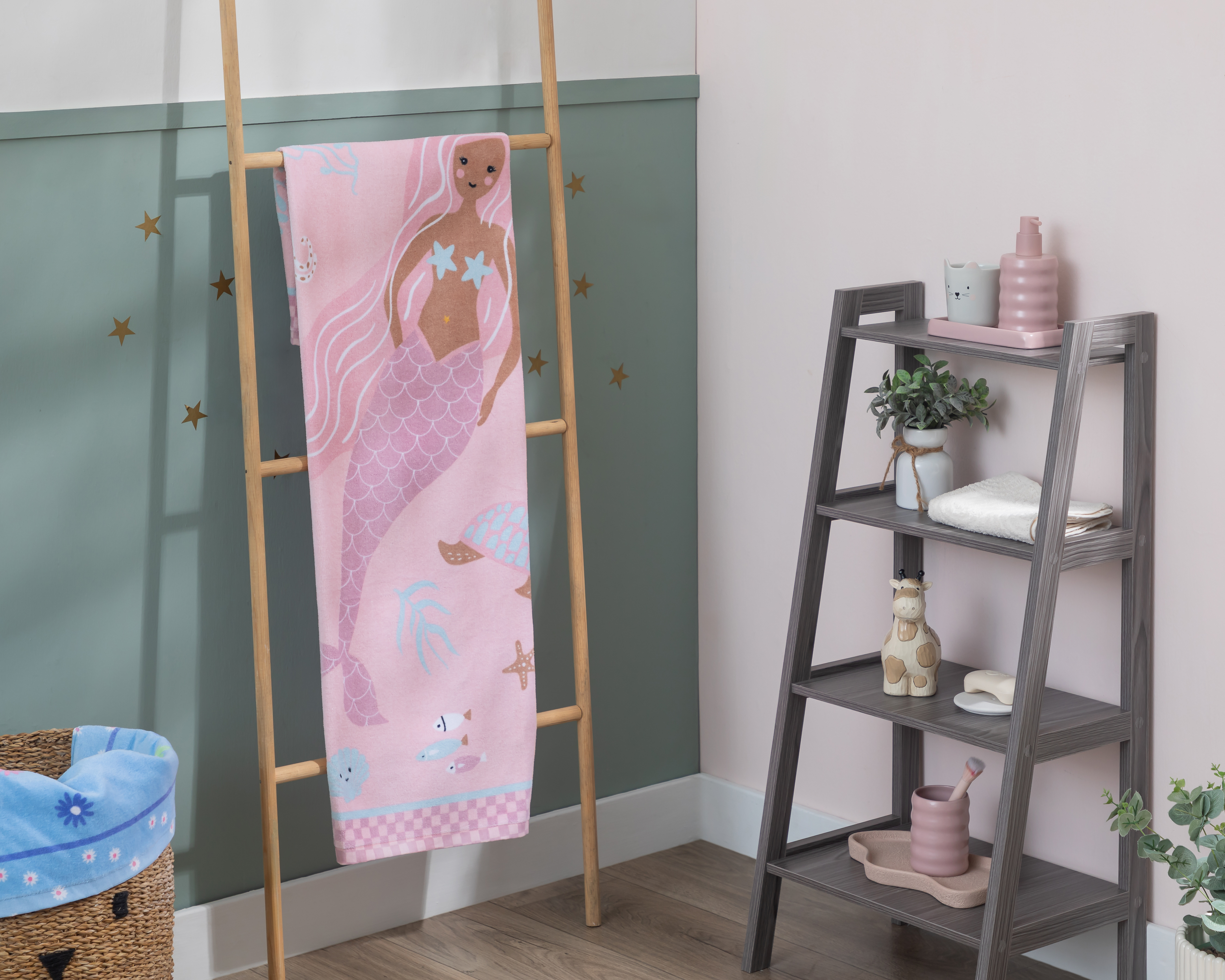 Foto 4 | Foto 4 | Toalla de Playa Starhaus Pinky Mermaid Rosa