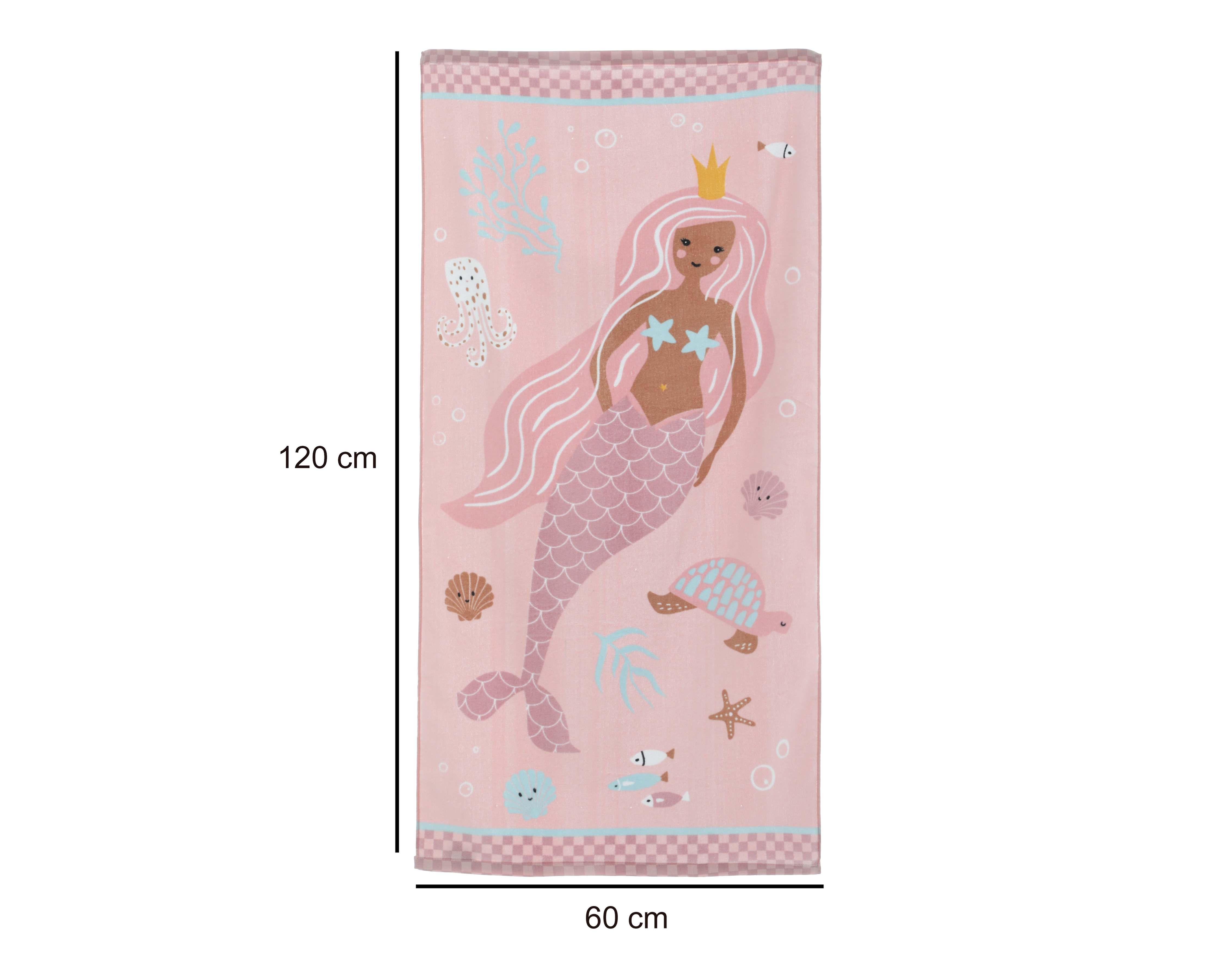 Foto 5 | Foto 5 | Toalla de Playa Starhaus Pinky Mermaid Rosa