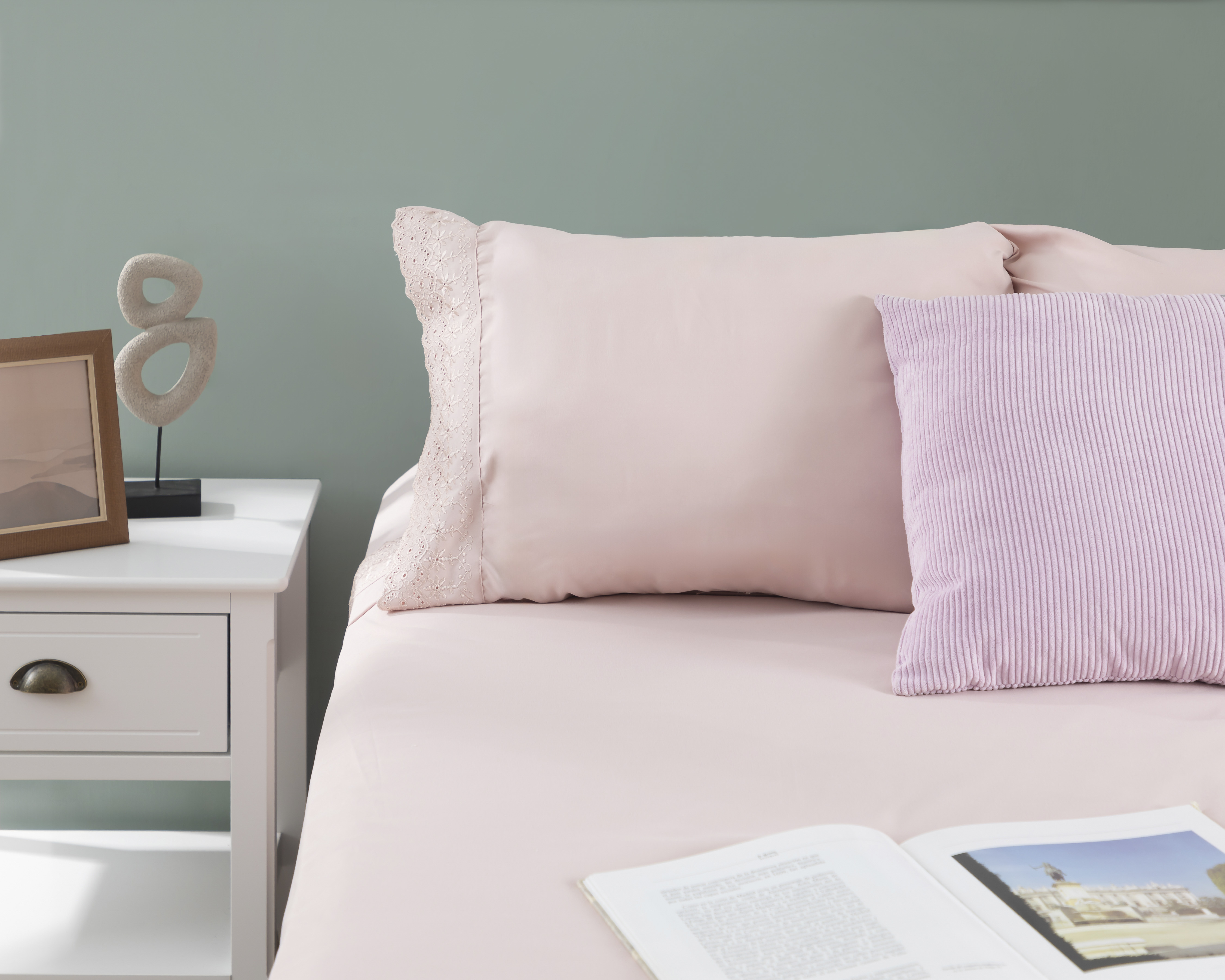 Foto 1 | Foto 1 | Sábana Matrimonial con Fundas para Almohada Starhaus Sueño Rosa 4 Piezas