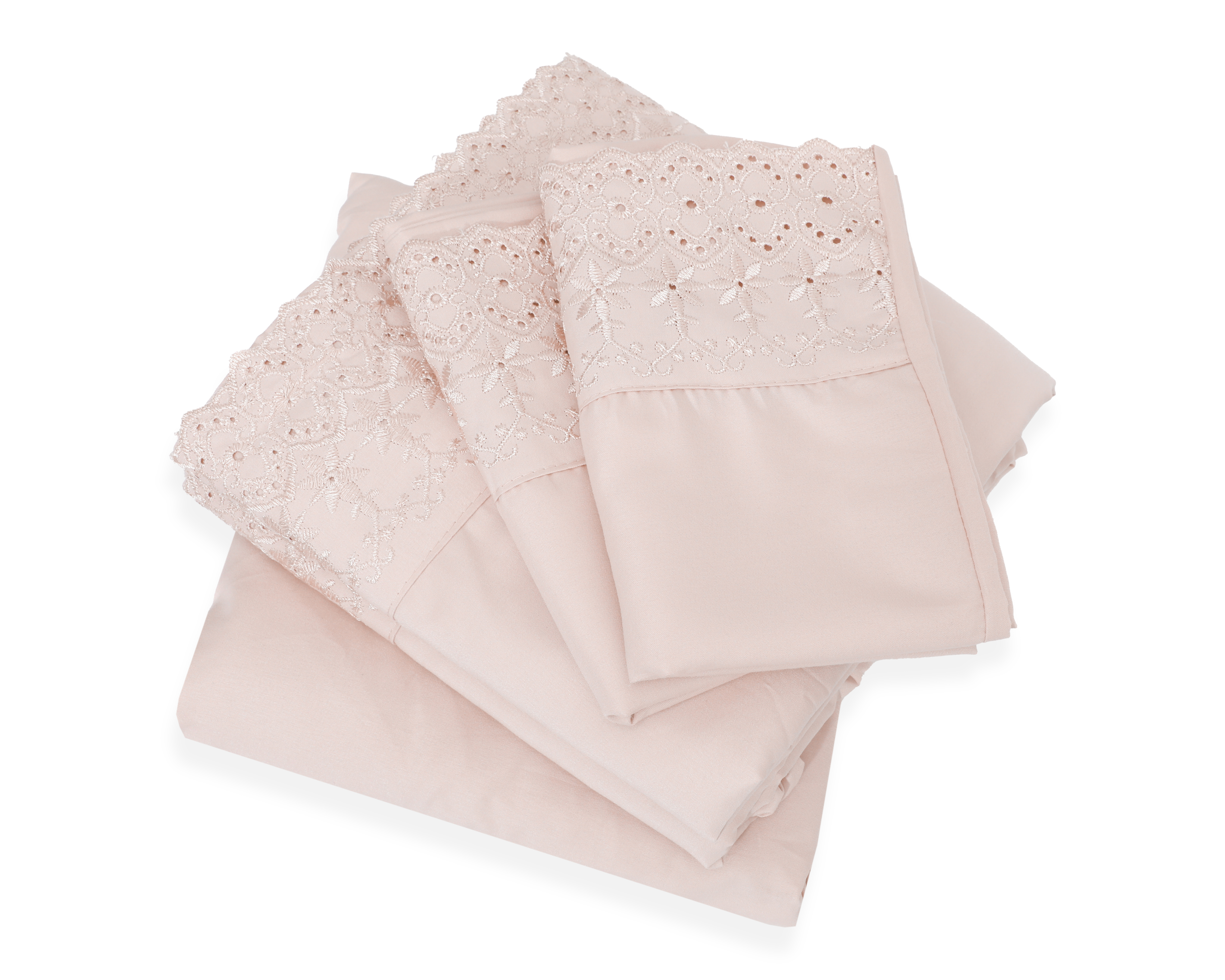 Foto 2 | Foto 2 | Sábana Matrimonial con Fundas para Almohada Starhaus Sueño Rosa 4 Piezas