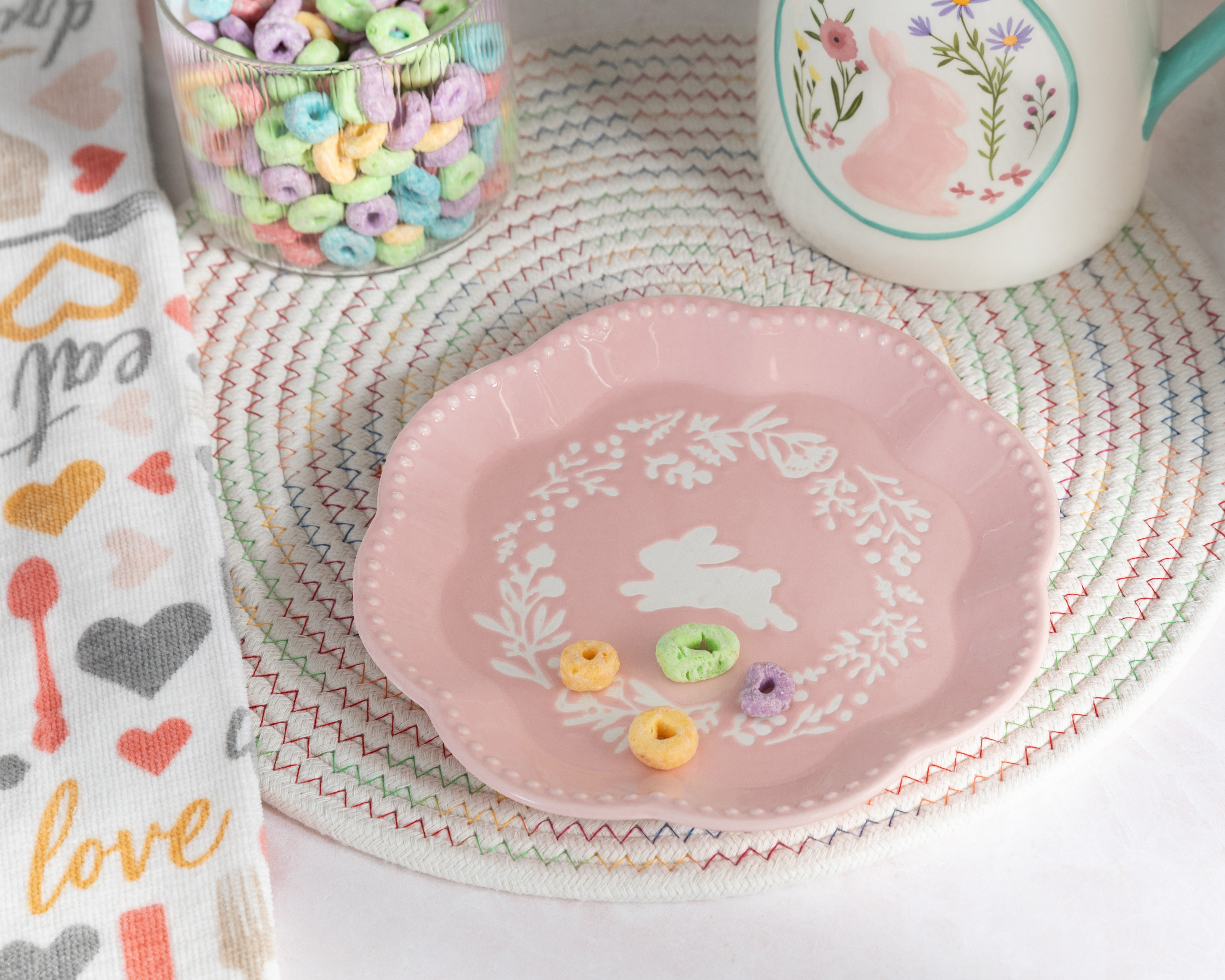 Foto 4 | Foto 4 | Plato Hondo de Cerámica Rosa