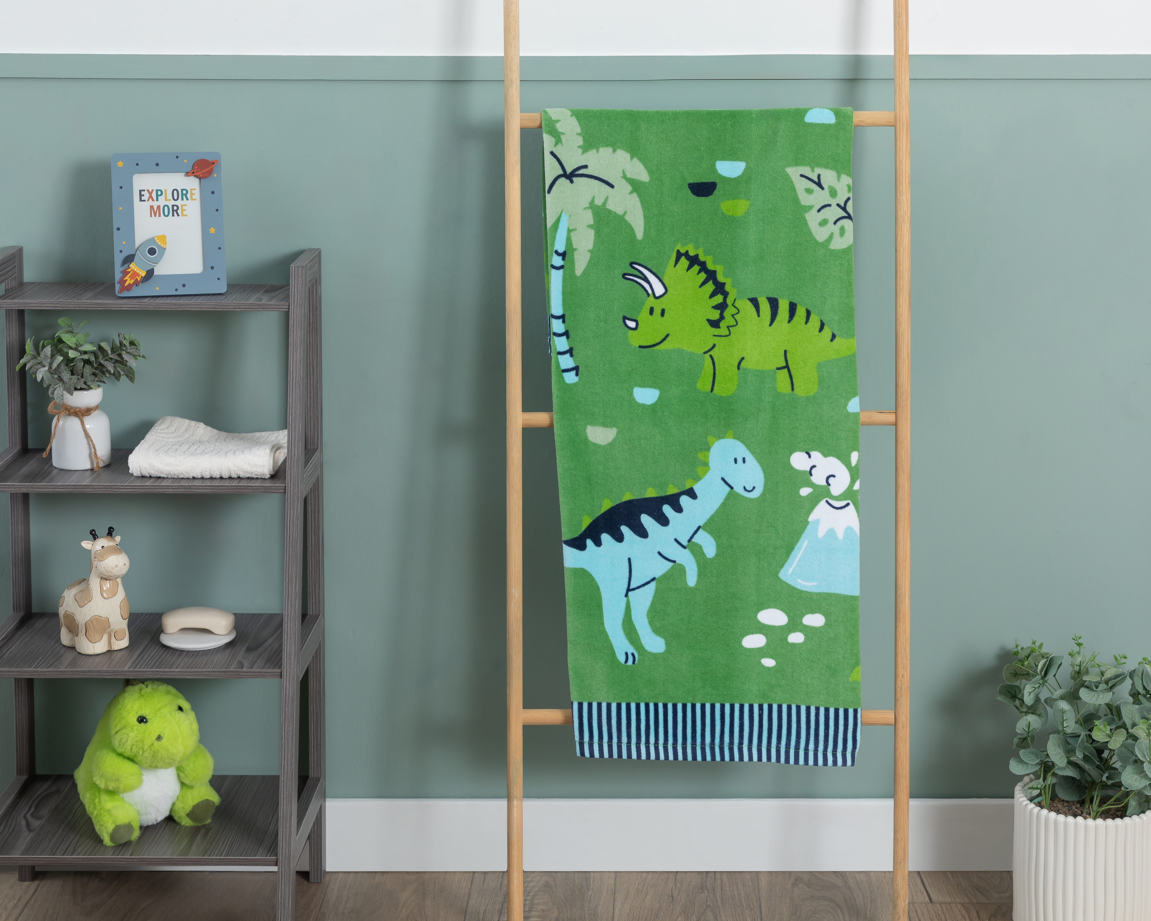 Foto 4 | Foto 4 | Toalla de Playa Starhaus Dinoland de Algodón